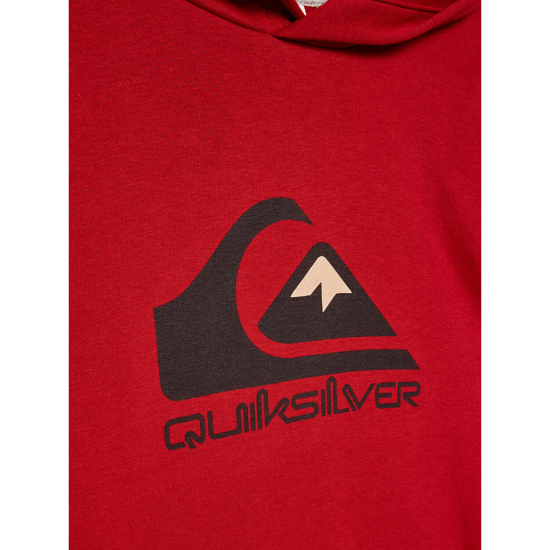 Quiksilver Mikina Big Logo Hoodie EQBFT03720 Červená Regular Fit - Pepit.cz