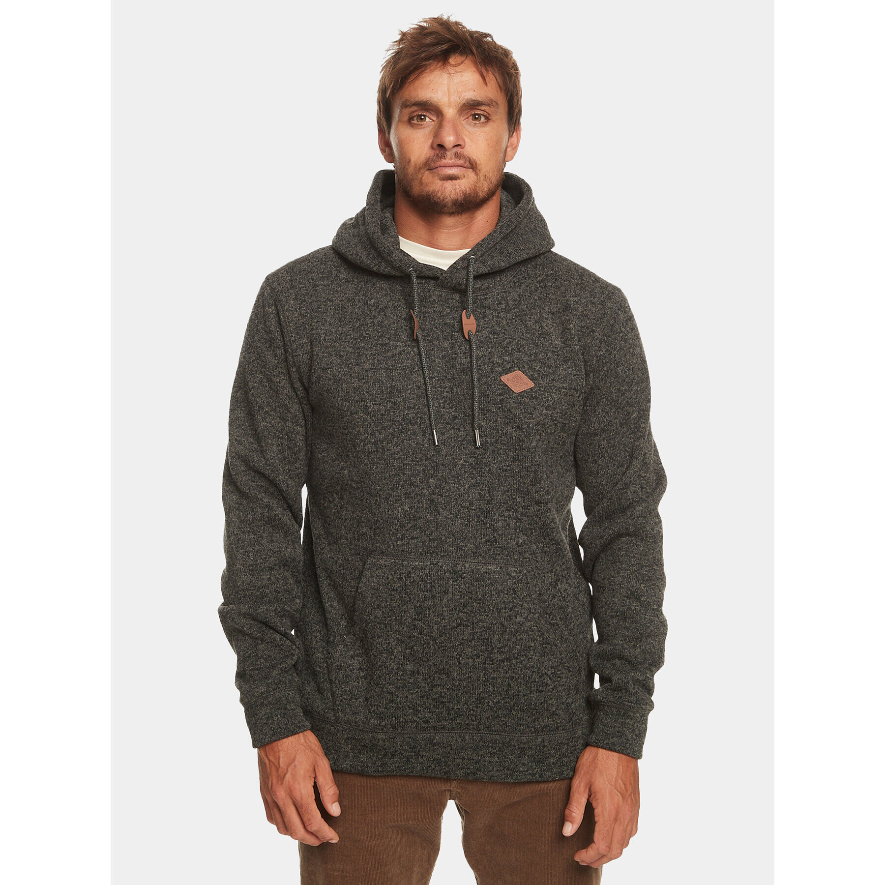 Quiksilver Mikina Keller Otlr EQYFT04837 Šedá Regular Fit - Pepit.cz