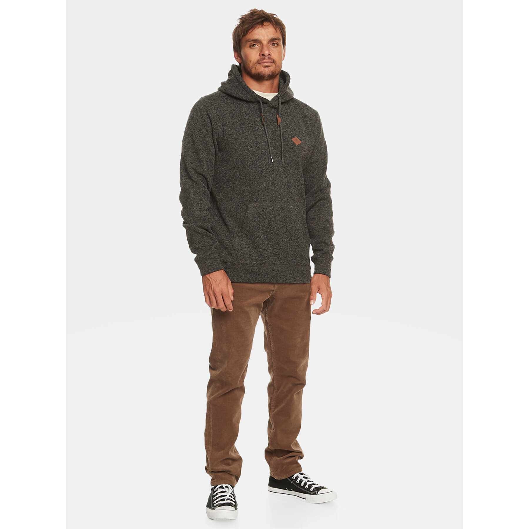 Quiksilver Mikina Keller Otlr EQYFT04837 Šedá Regular Fit - Pepit.cz