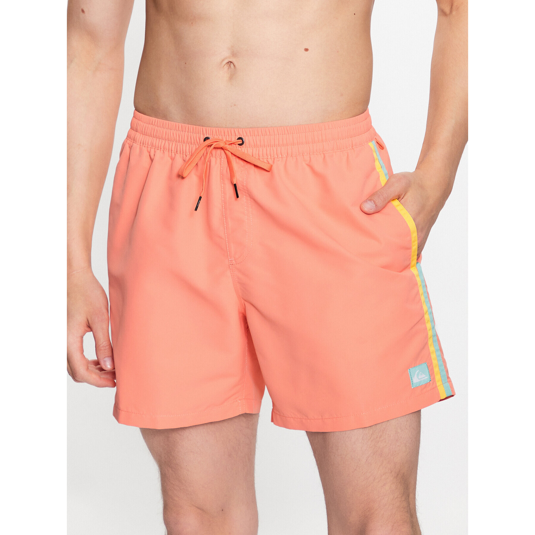 Quiksilver Plavecké šortky Beach Please EQYJV03991 Růžová Regular Fit - Pepit.cz