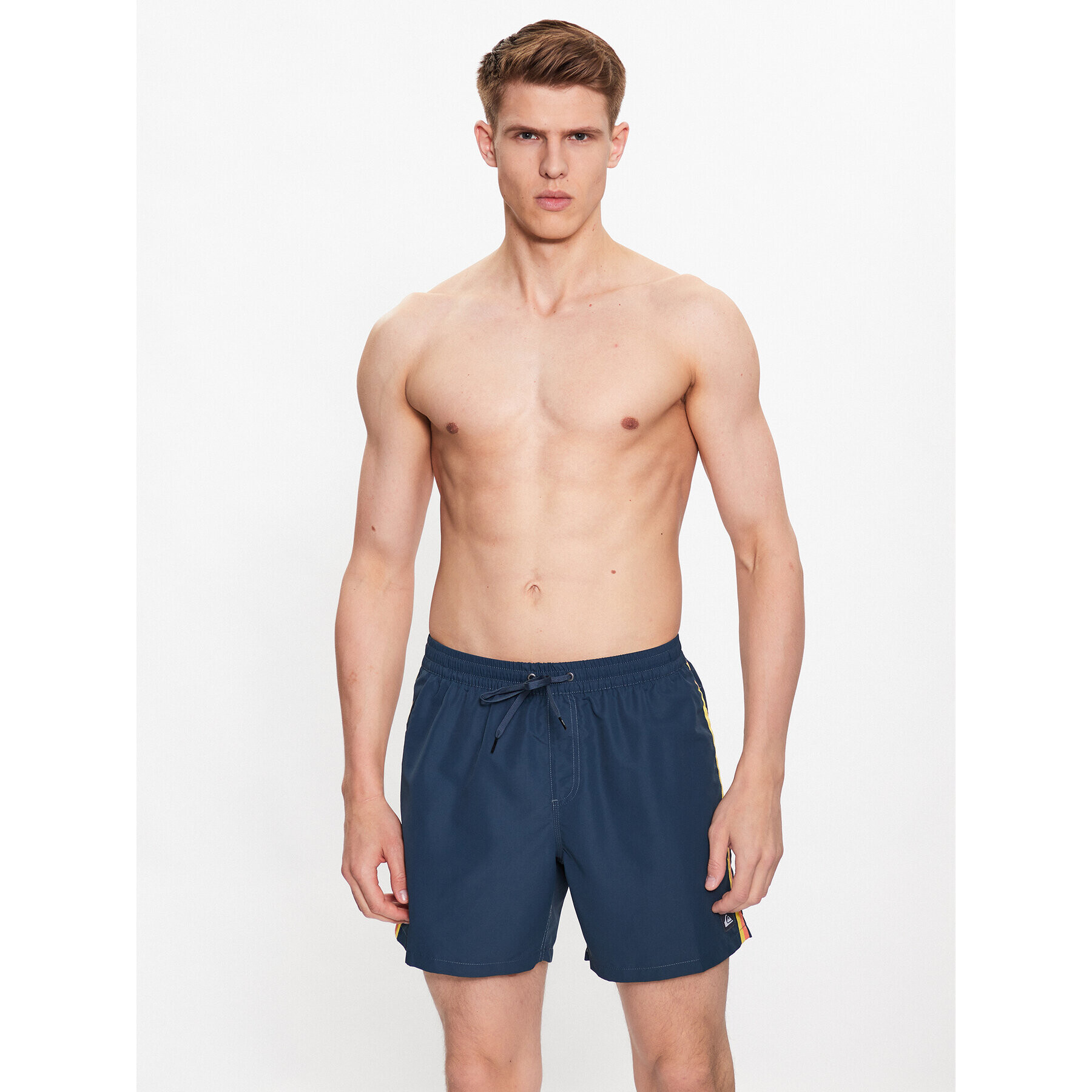 Quiksilver Plavecké šortky Beach Please EQYJV03991 Tmavomodrá Regular Fit - Pepit.cz