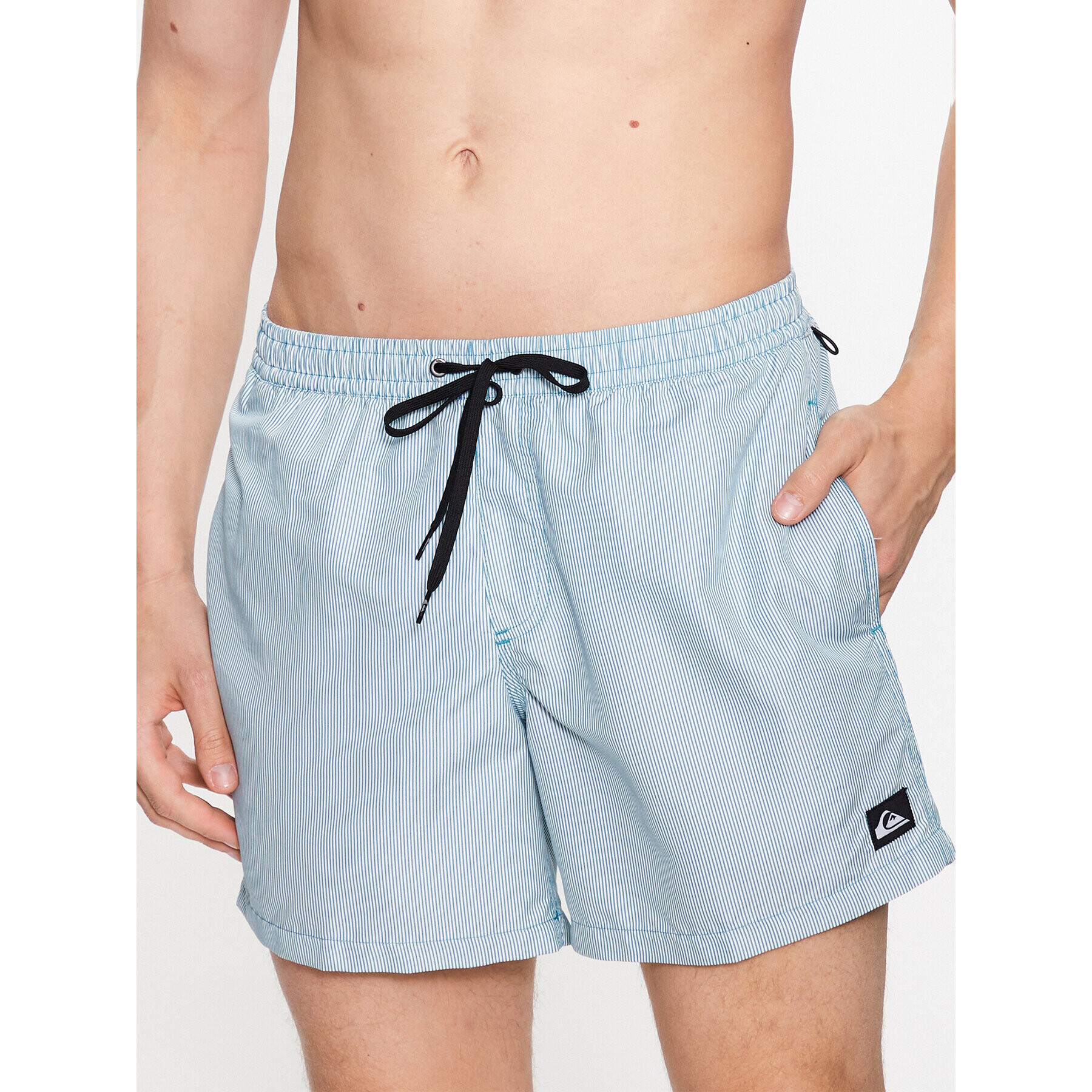 Quiksilver Plavecké šortky Deluxe EQYJV04019 Modrá Regular Fit - Pepit.cz