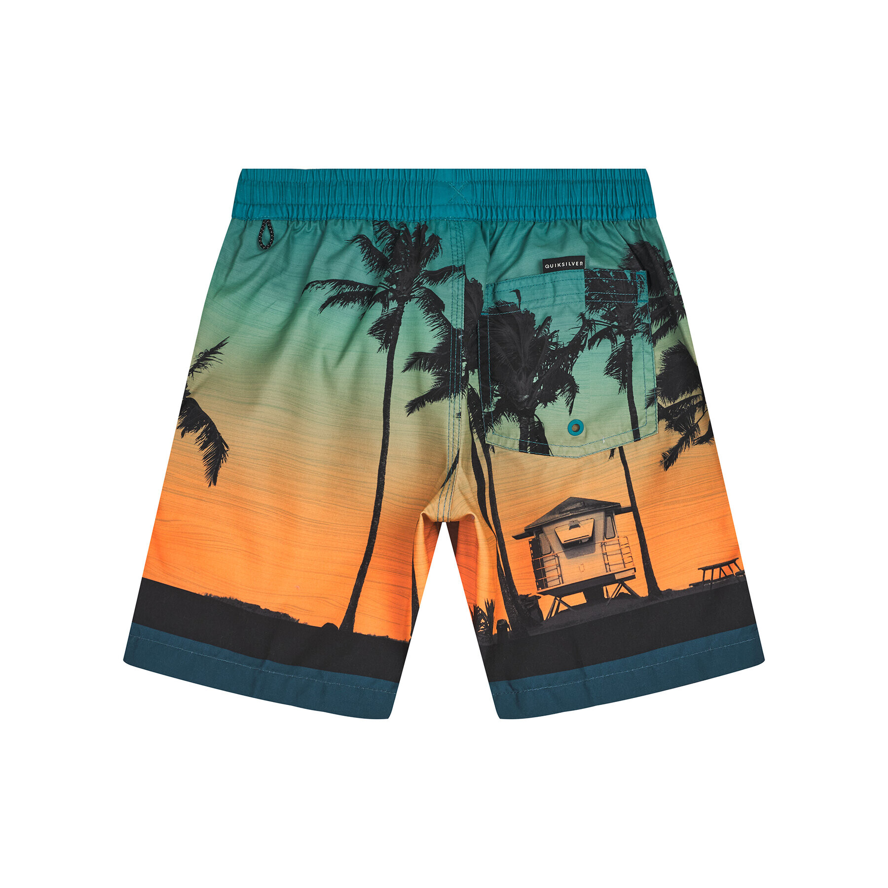 Quiksilver Plavecké šortky Paradise Volley EQBJV03281 Barevná Regular Fit - Pepit.cz