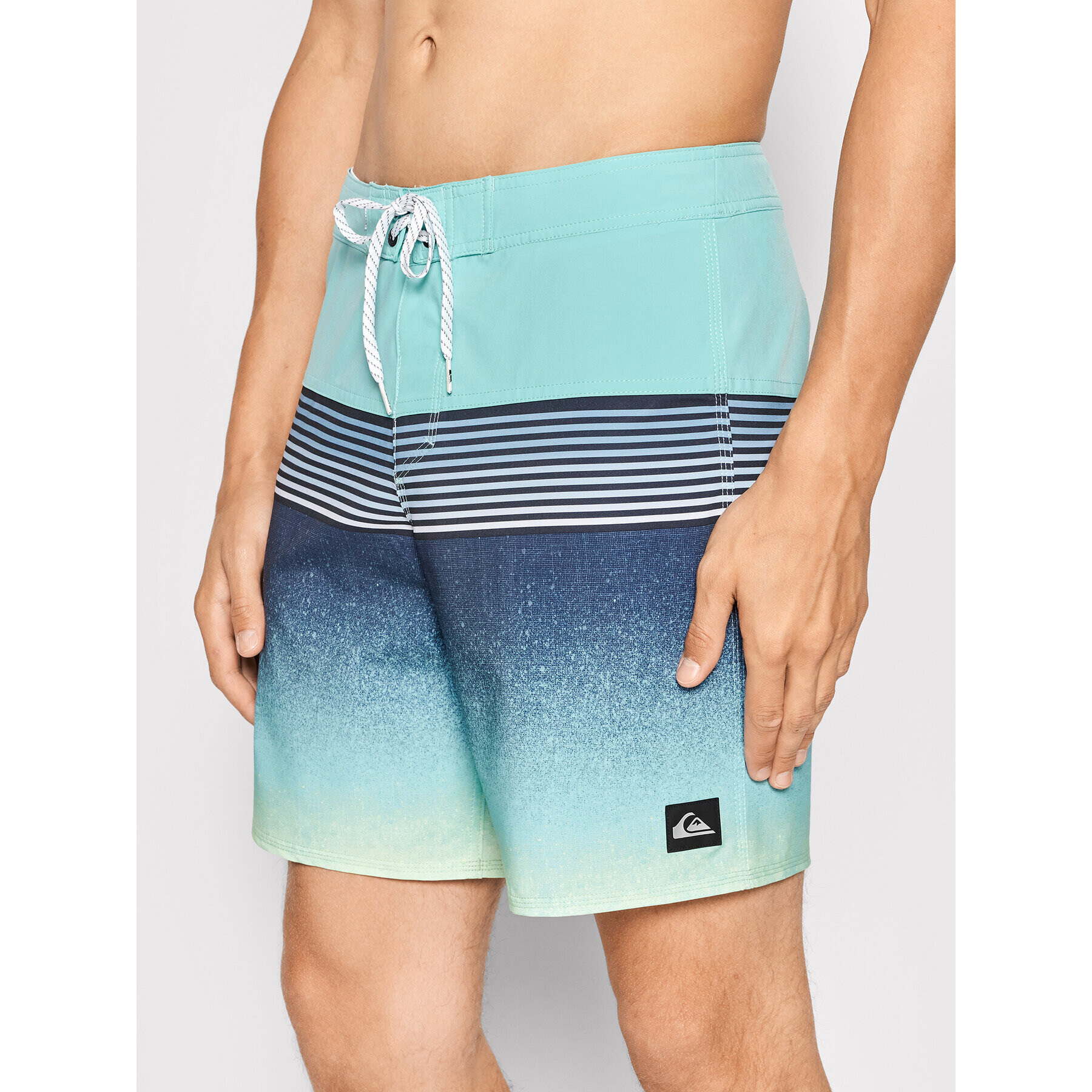 Quiksilver Plavecké šortky Surfsilk Panel 18" EQYBS04658 Modrá Performance Fit - Pepit.cz