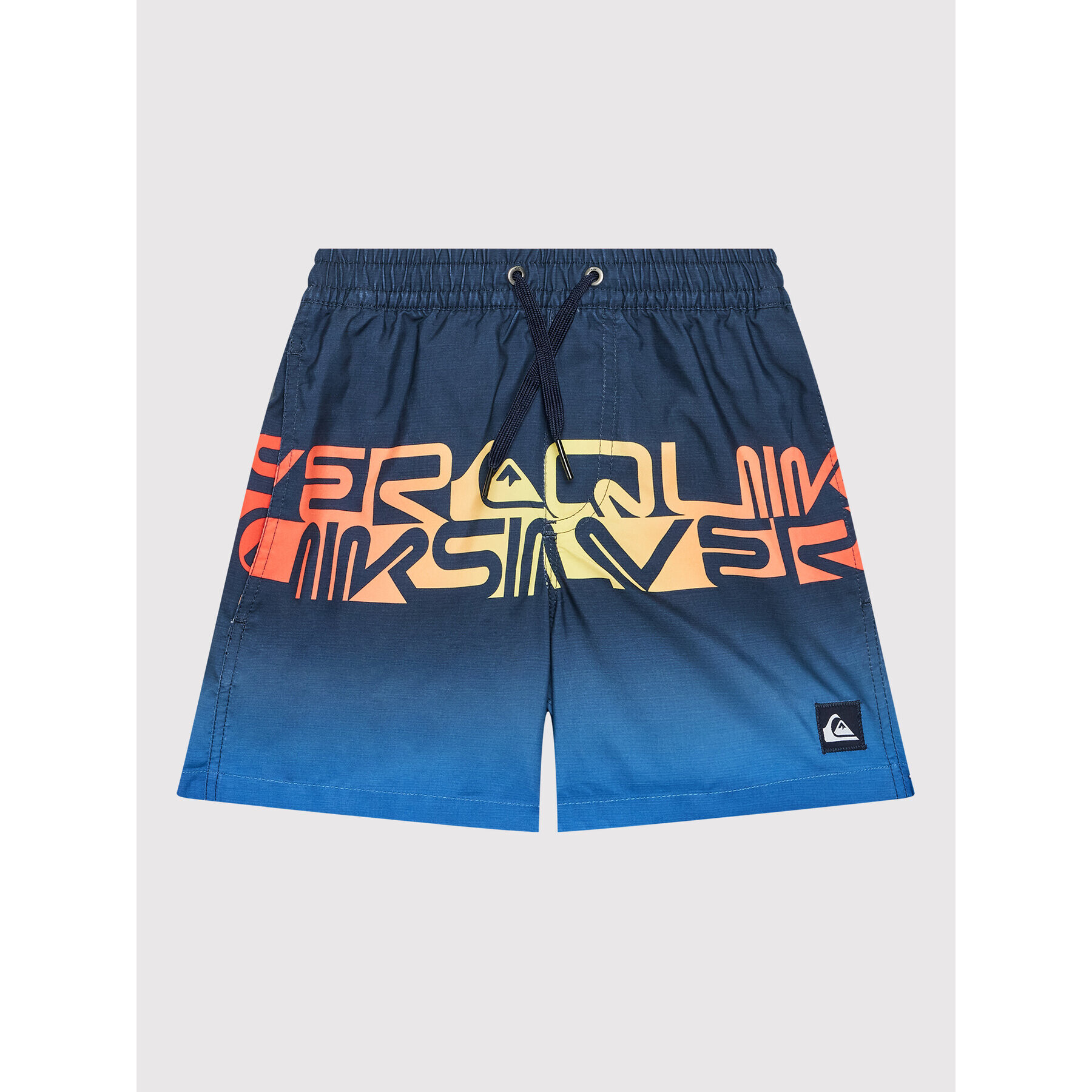 Quiksilver Plavecké šortky Word block 14" EQBJV03403 Tmavomodrá Regular Fit - Pepit.cz