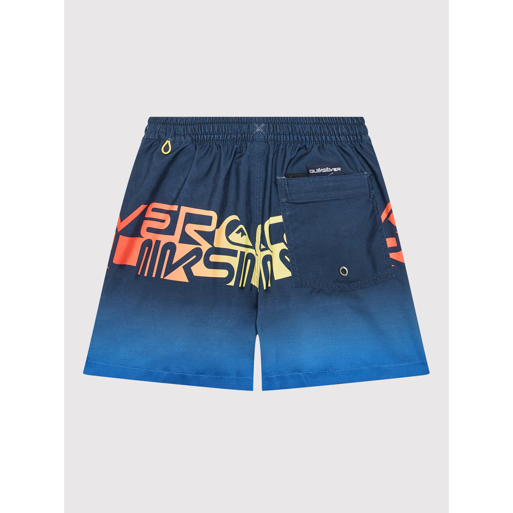 Quiksilver Plavecké šortky Word block 14" EQBJV03403 Tmavomodrá Regular Fit - Pepit.cz