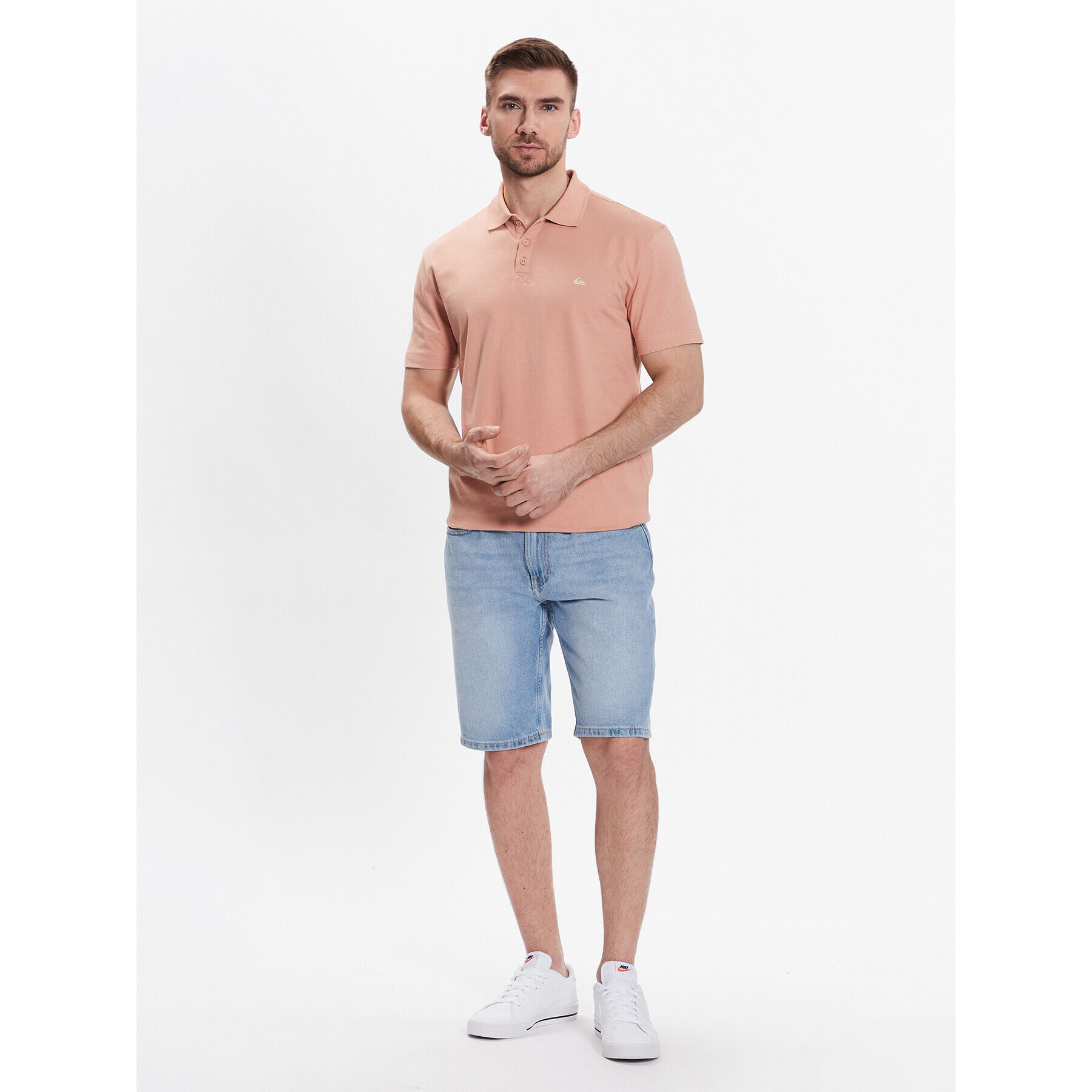 Quiksilver Polokošile Essentials EQYKT04094 Růžová Regular Fit - Pepit.cz