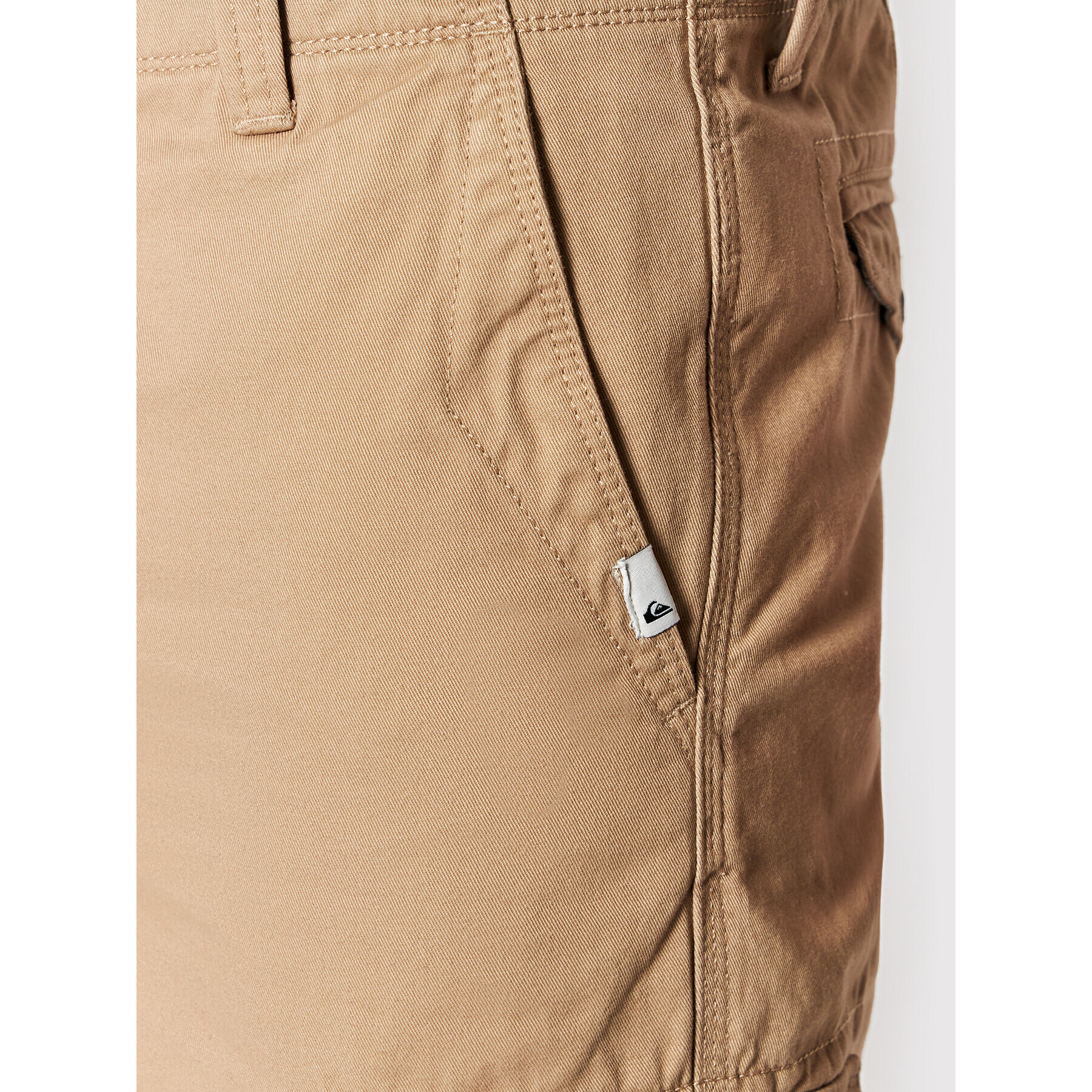 Quiksilver Šortky z materiálu Crucial Battle EQYWS03456 Béžová Tapered Fit - Pepit.cz