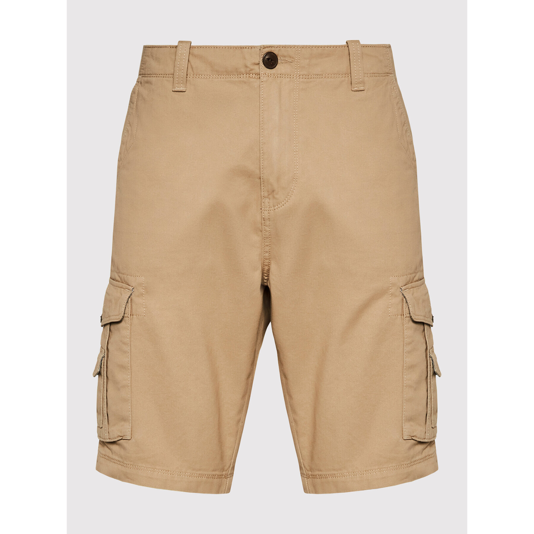 Quiksilver Šortky z materiálu Crucial Battle EQYWS03456 Béžová Tapered Fit - Pepit.cz