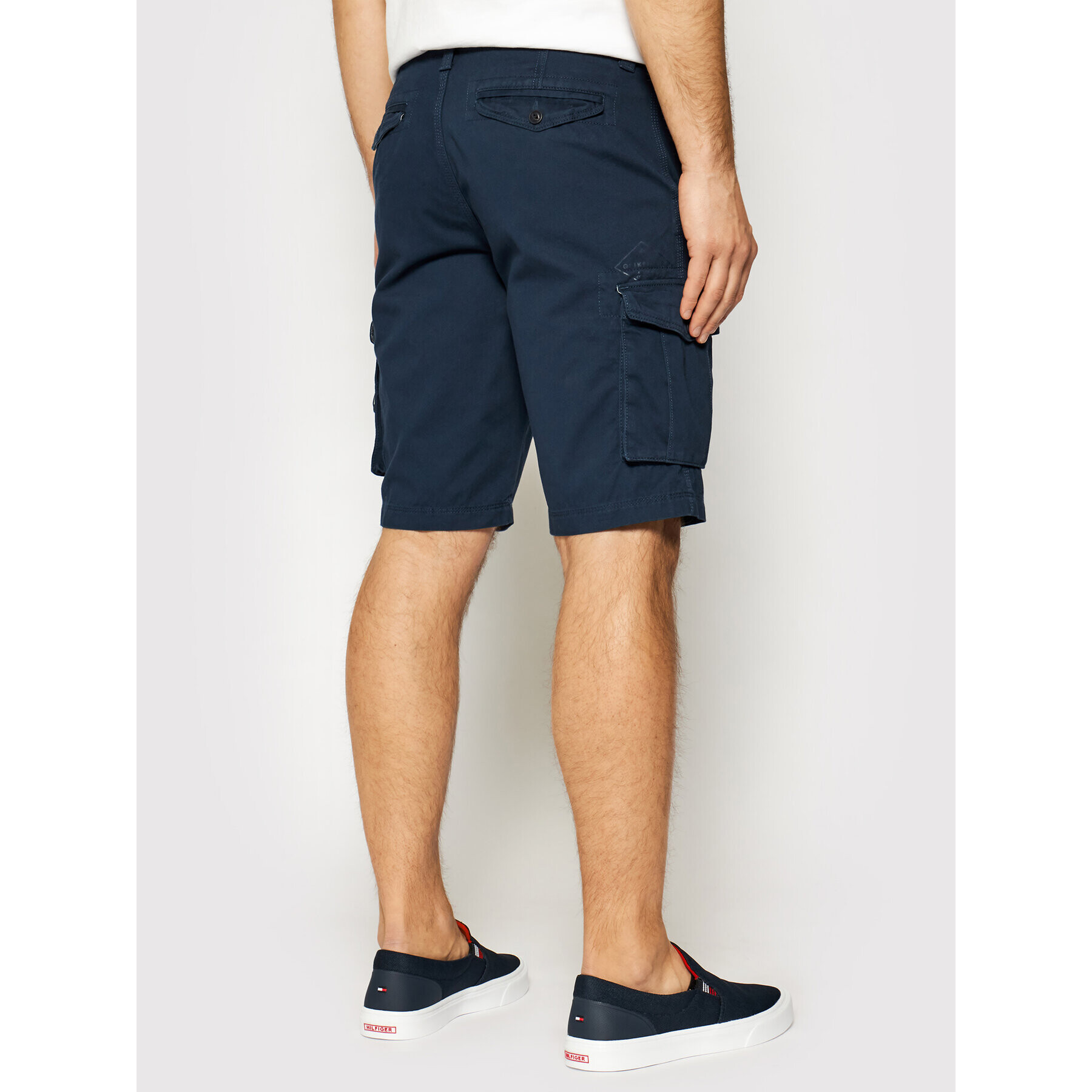 Quiksilver Šortky z materiálu Crucial Battle EQYWS03456 Tmavomodrá Tapered Fit - Pepit.cz