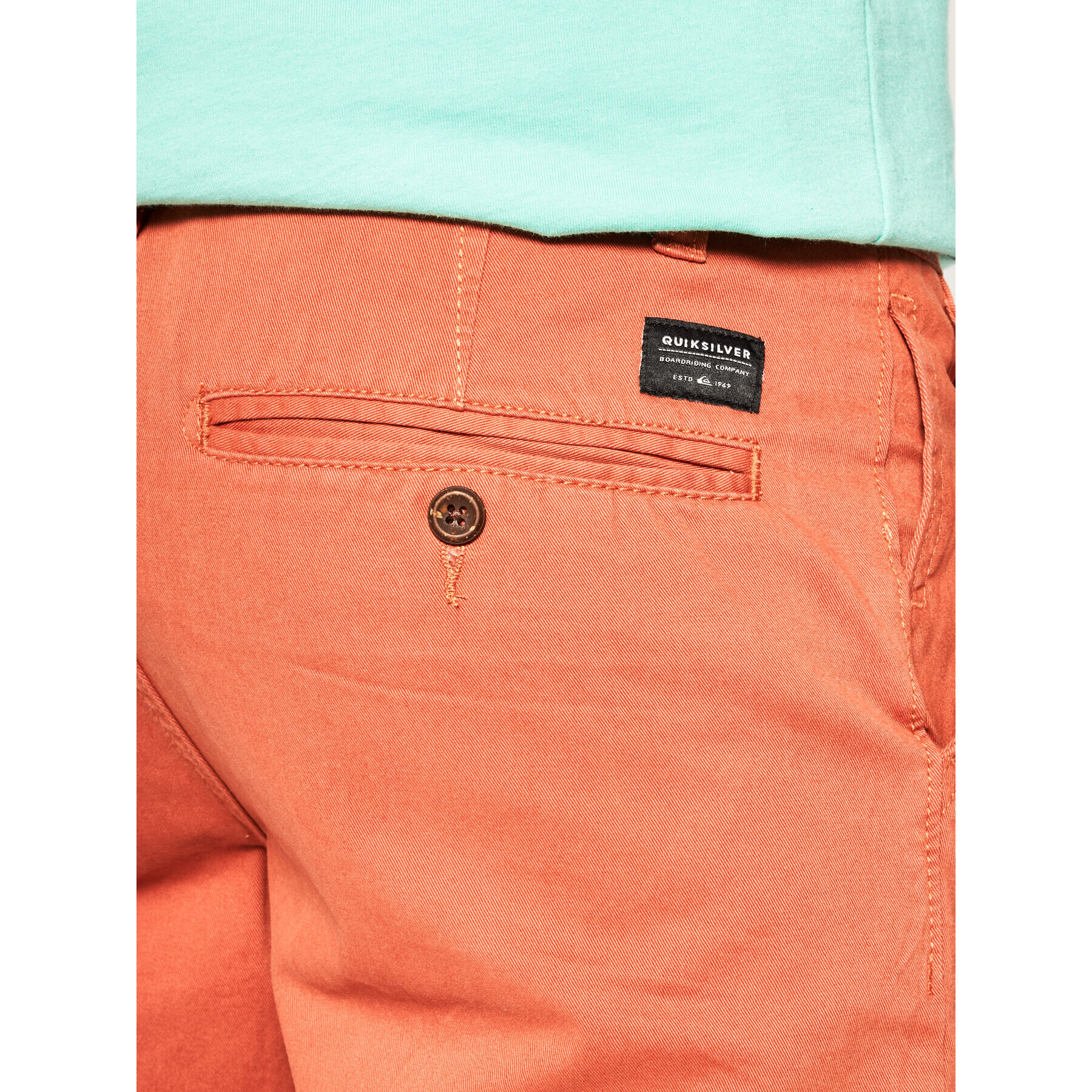 Quiksilver Šortky z materiálu Everyday Chino EQYWS03468 Červená Tapered Fit - Pepit.cz