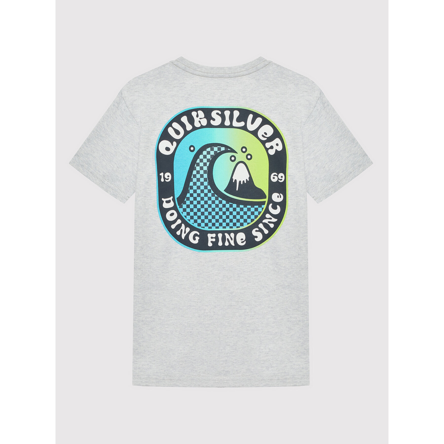 Quiksilver T-Shirt Another Story EQBZT04420 Šedá Regular Fit - Pepit.cz