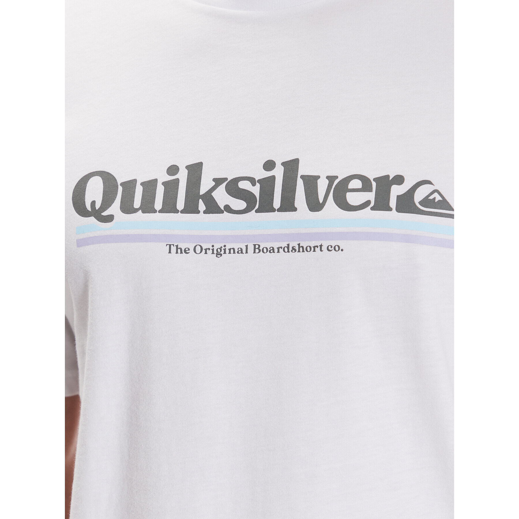 Quiksilver T-Shirt Between The Lines EQYZT07216 Bílá Regular Fit - Pepit.cz