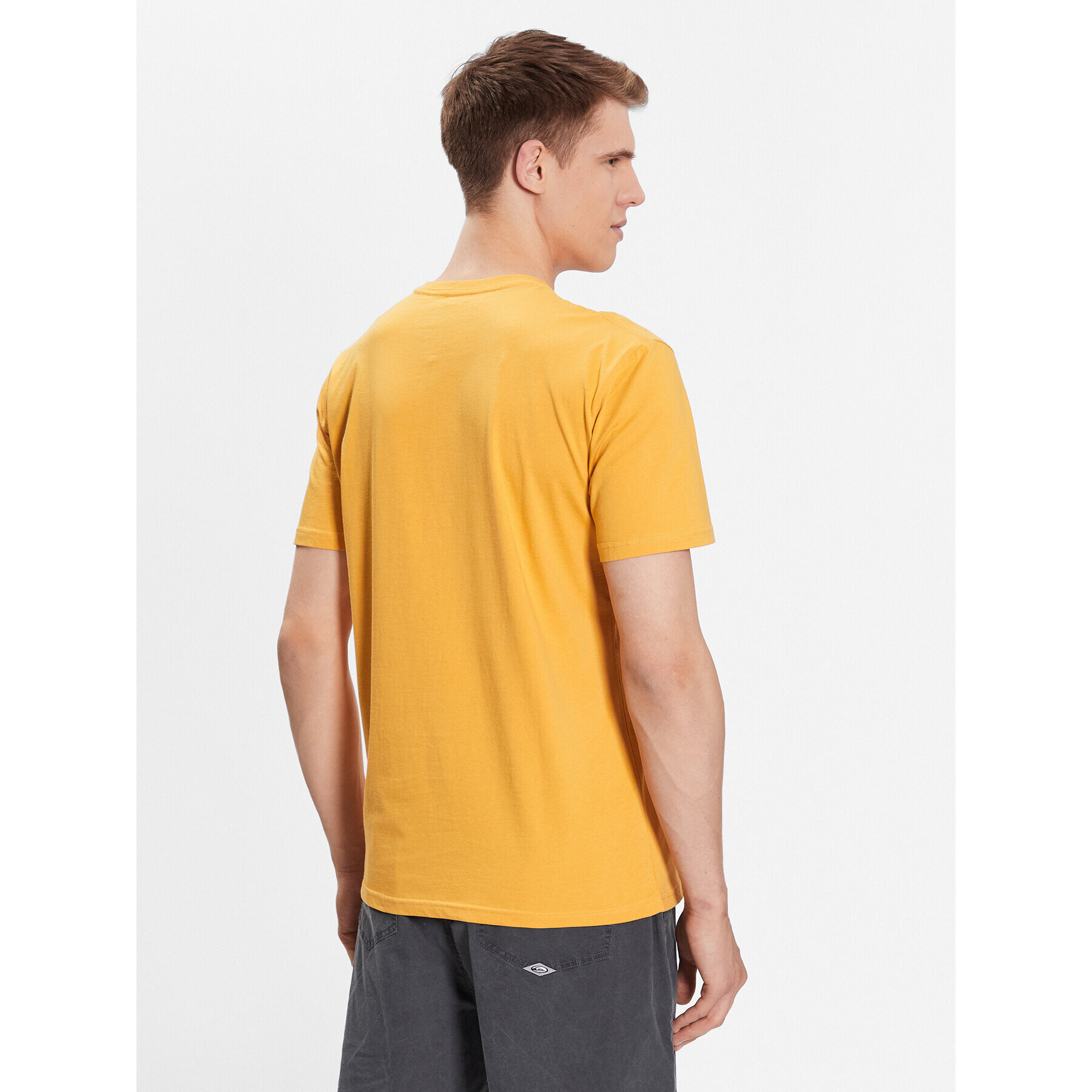 Quiksilver T-Shirt Between The Lines EQYZT07216 Žlutá Regular Fit - Pepit.cz