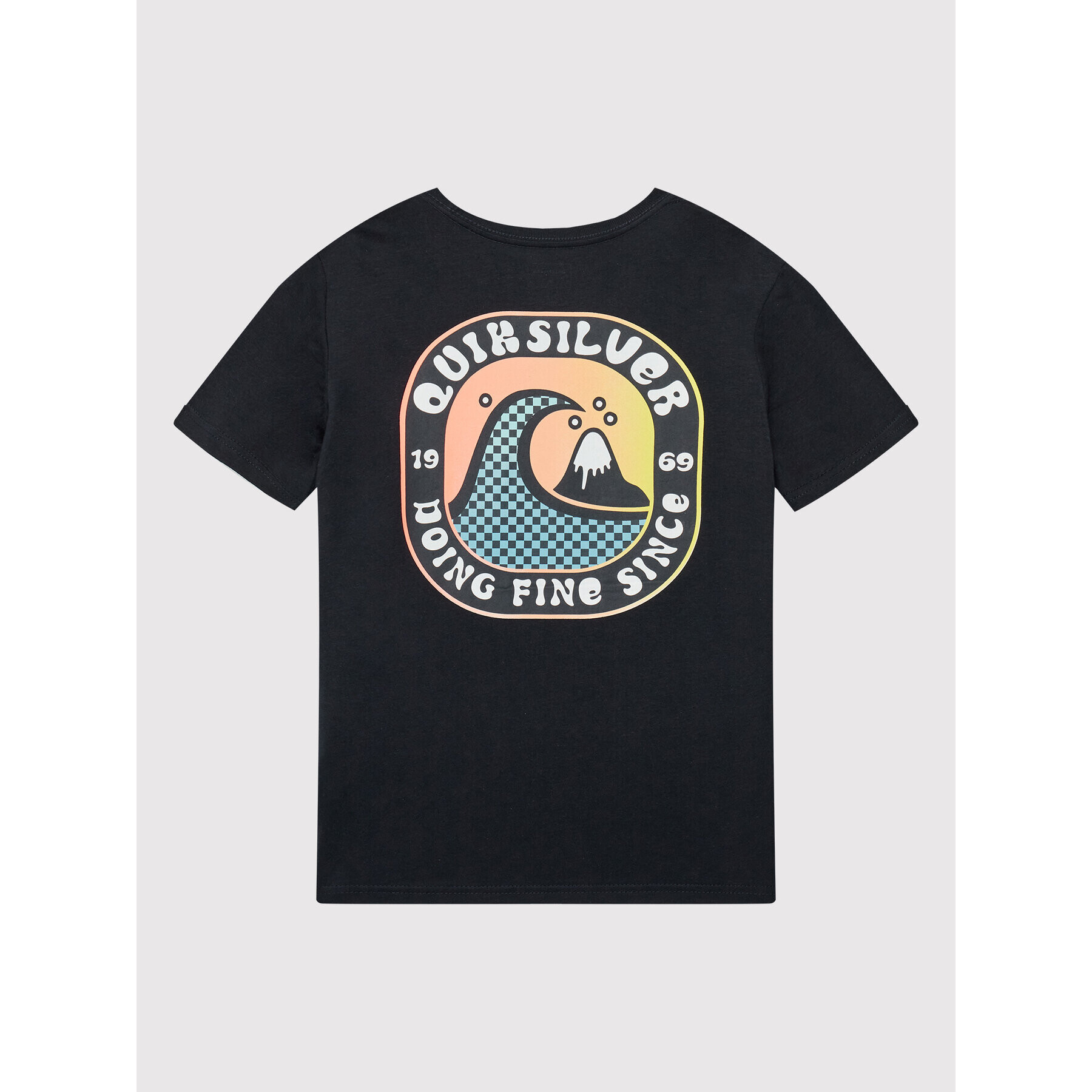 Quiksilver T-Shirt Closed Bubble EQBZT04420 Černá Regular Fit - Pepit.cz