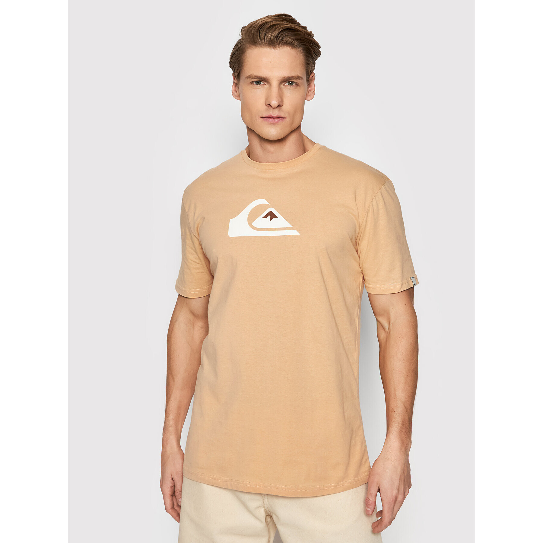 Quiksilver T-Shirt Comp EQYZT06534 Oranžová Regular Fit - Pepit.cz