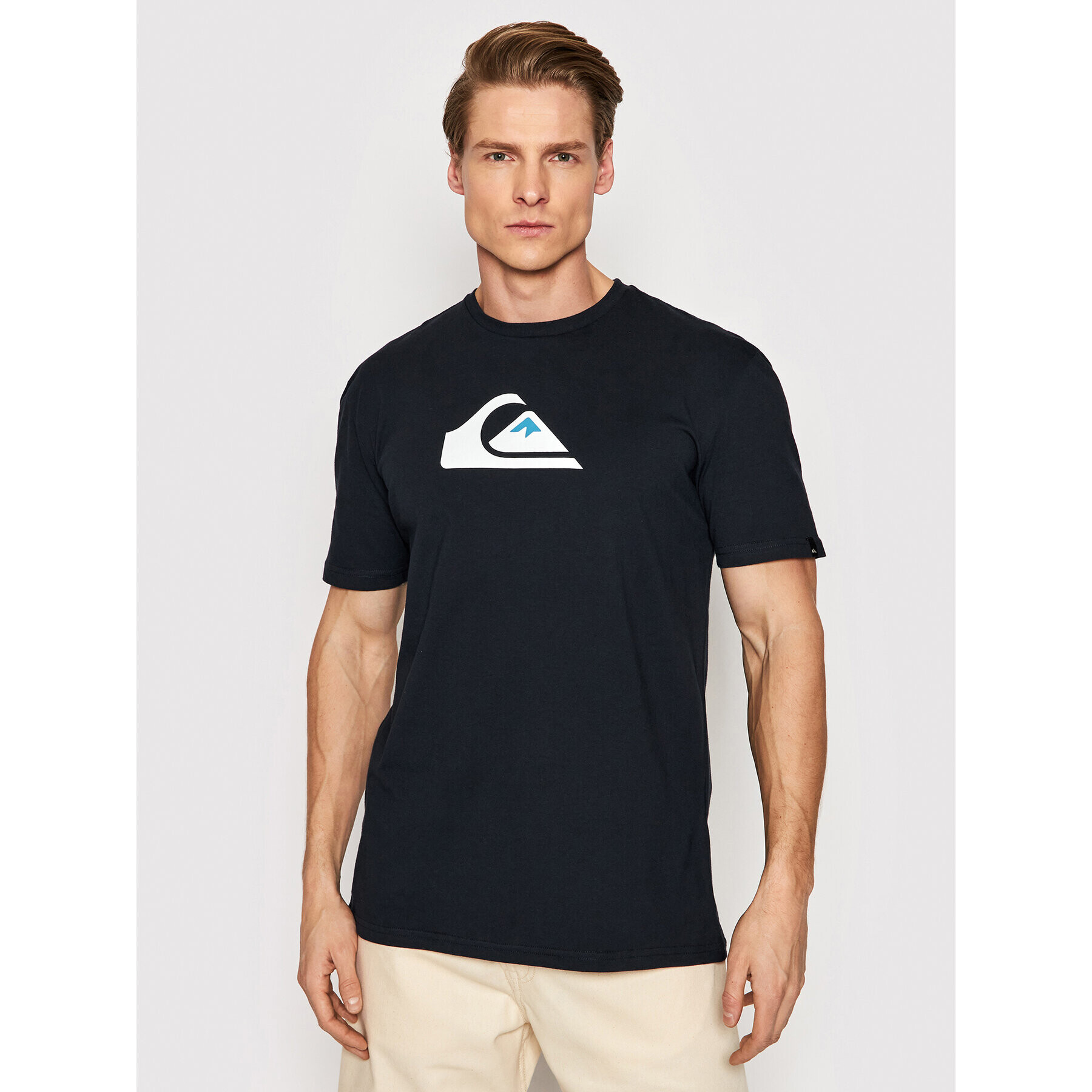 Quiksilver T-Shirt Comp EQYZT06534 Tmavomodrá Regular Fit - Pepit.cz