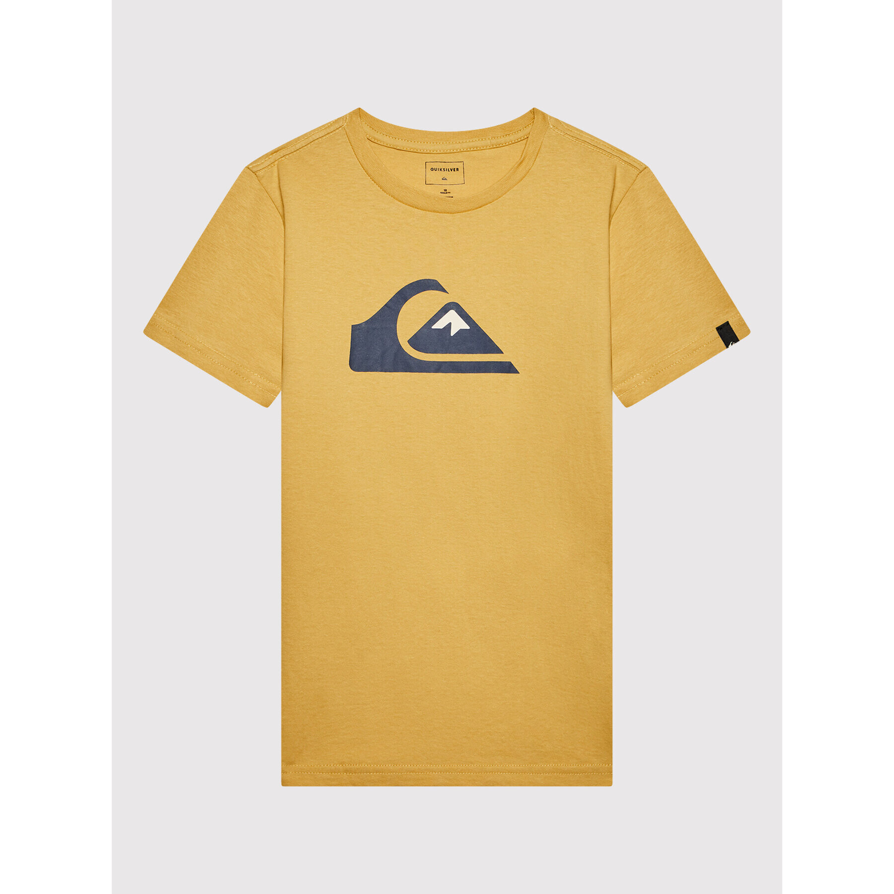 Quiksilver T-Shirt Comp Logo EQBZT04369 Žlutá Regular Fit - Pepit.cz