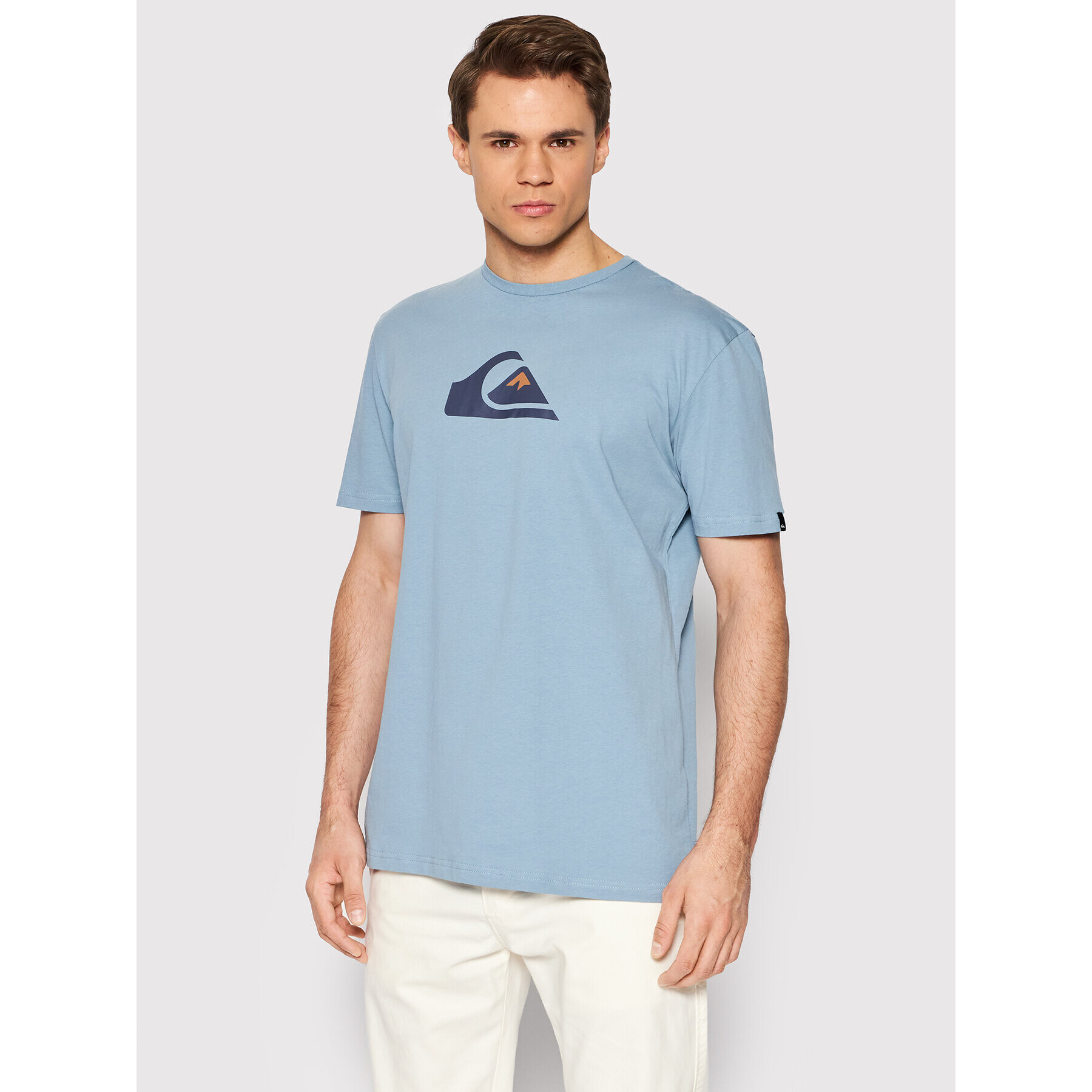 Quiksilver T-Shirt Comp Logo EQYZT06534 Modrá Regular Fit - Pepit.cz