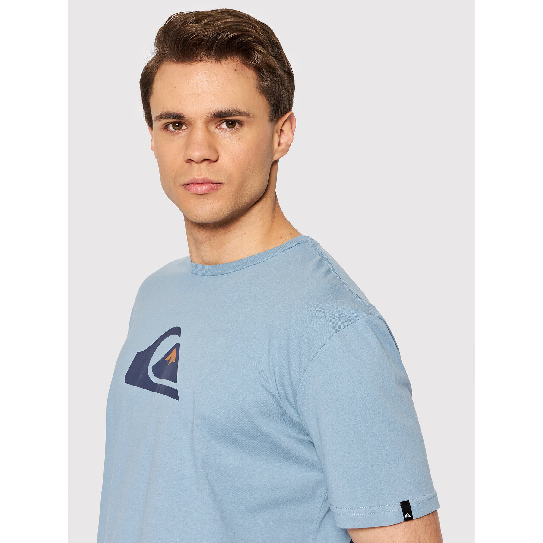 Quiksilver T-Shirt Comp Logo EQYZT06534 Modrá Regular Fit - Pepit.cz