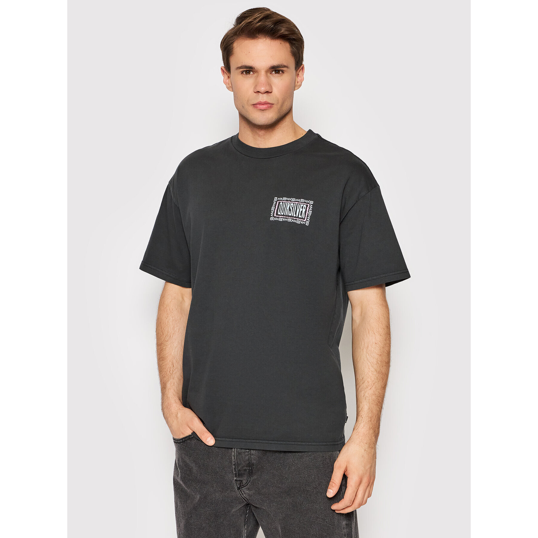 Quiksilver T-Shirt Electric Feel EQYZT06694 Černá Oversize - Pepit.cz