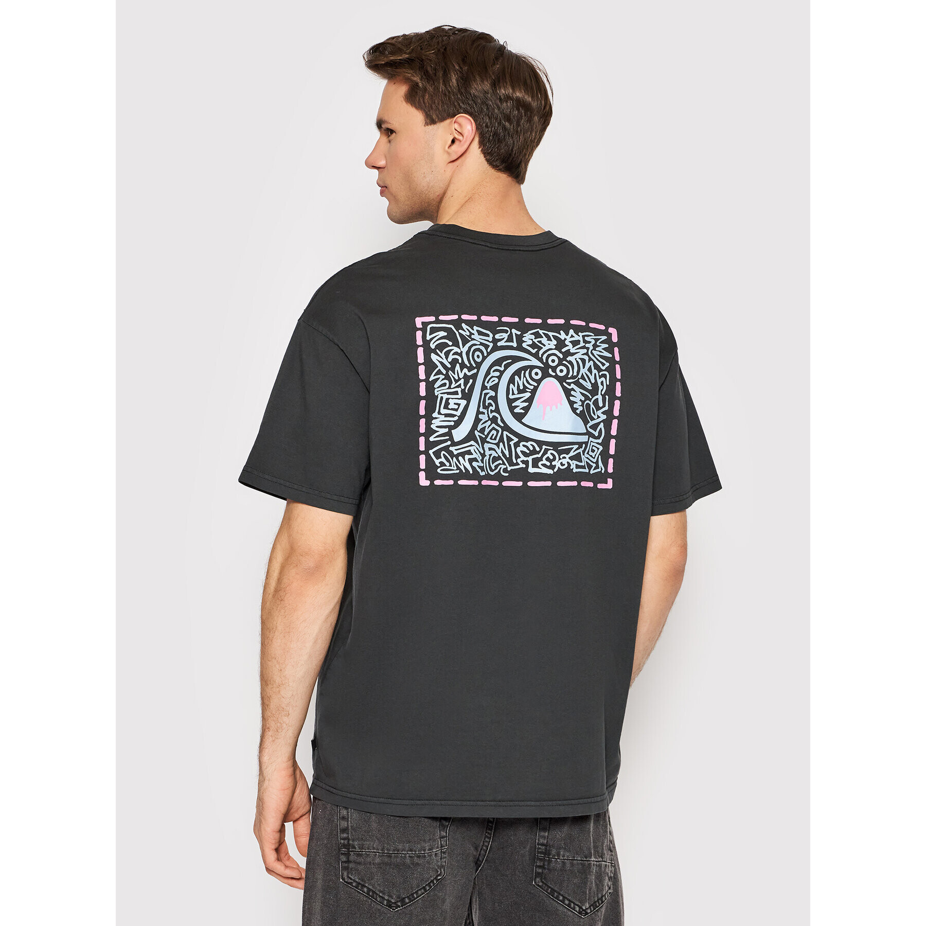 Quiksilver T-Shirt Electric Feel EQYZT06694 Černá Oversize - Pepit.cz