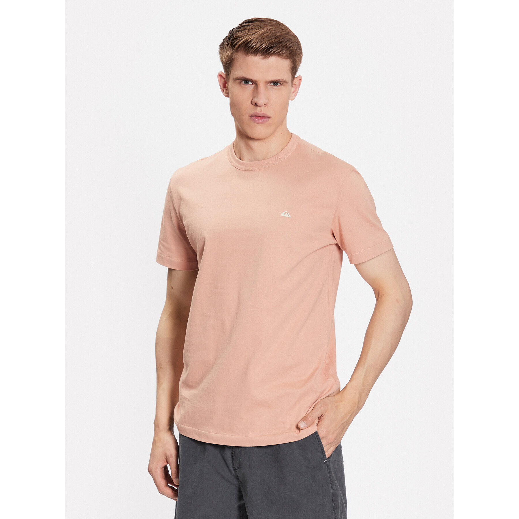 Quiksilver T-Shirt Essentials EQYKT04092 Oranžová Regular Fit - Pepit.cz