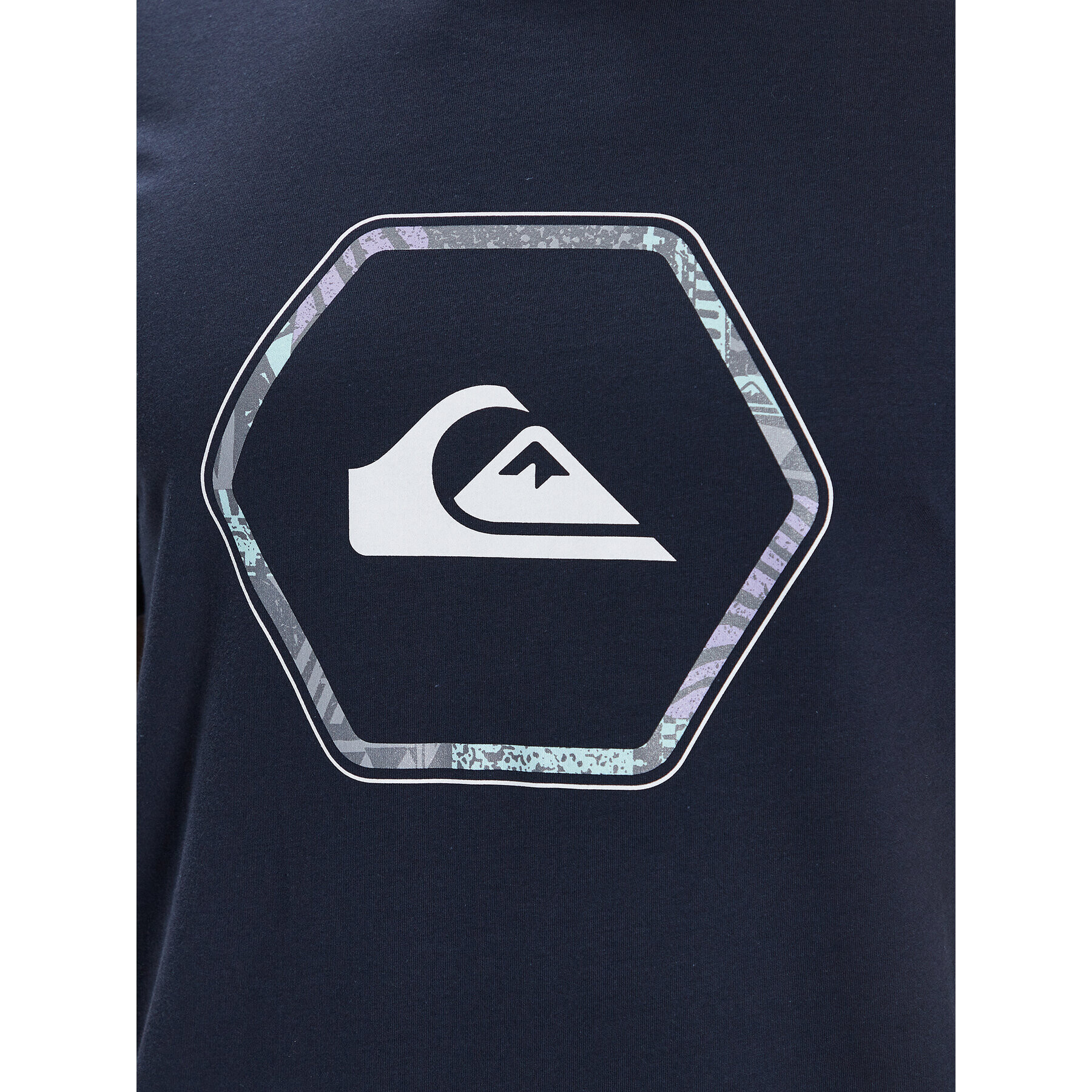 Quiksilver T-Shirt In Shapes EQYZT07227 Tmavomodrá Regular Fit - Pepit.cz