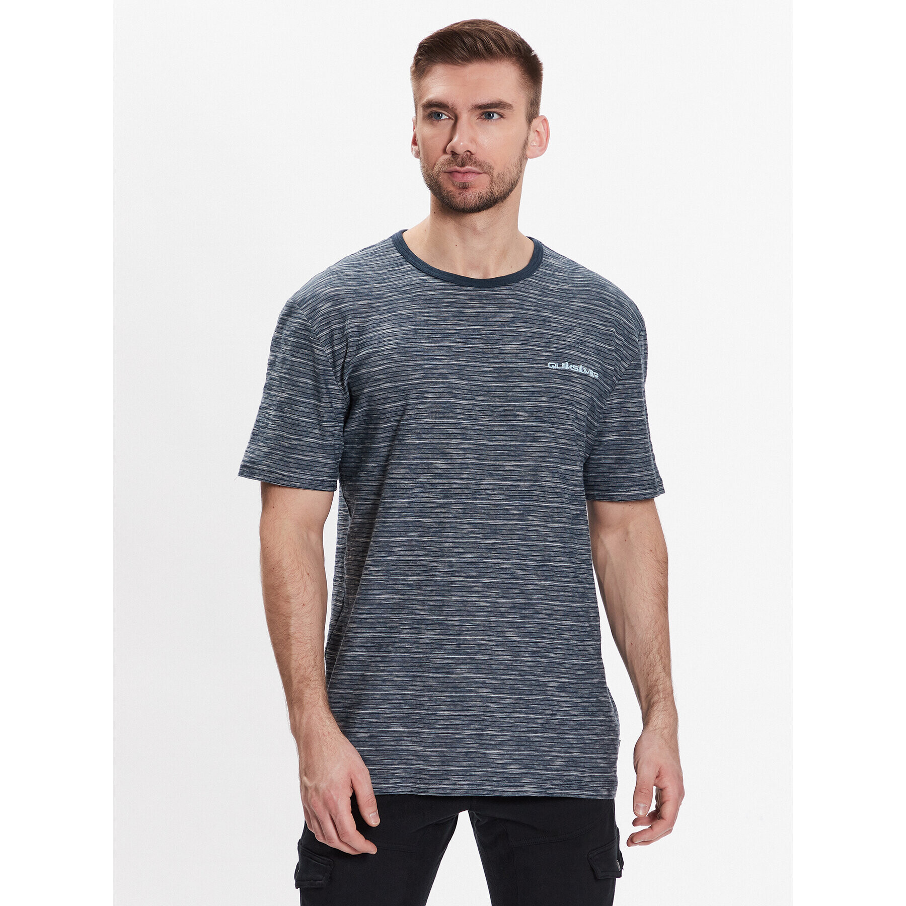 Quiksilver T-Shirt Kentin EQYKT04277 Tmavomodrá Regular Fit - Pepit.cz