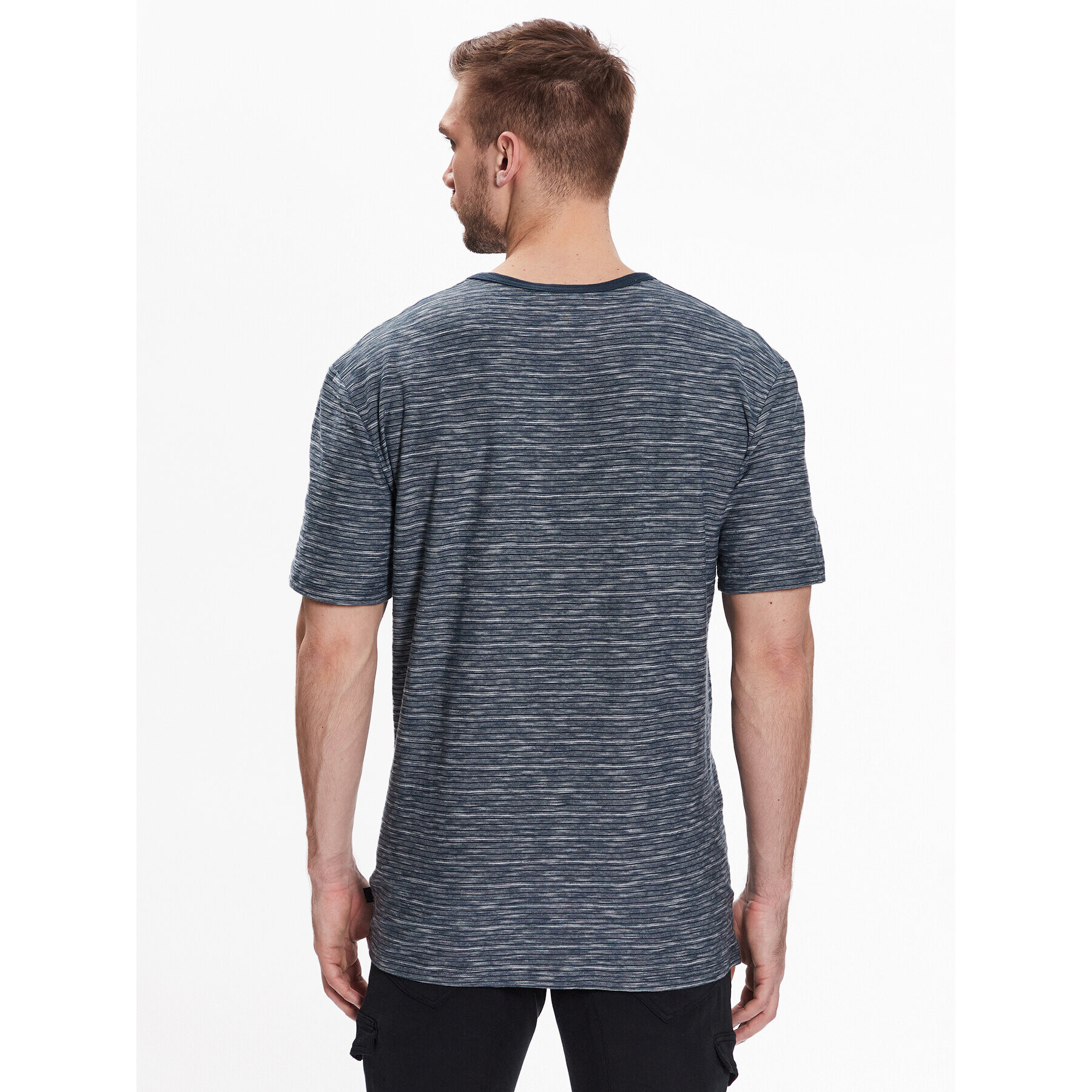 Quiksilver T-Shirt Kentin EQYKT04277 Tmavomodrá Regular Fit - Pepit.cz