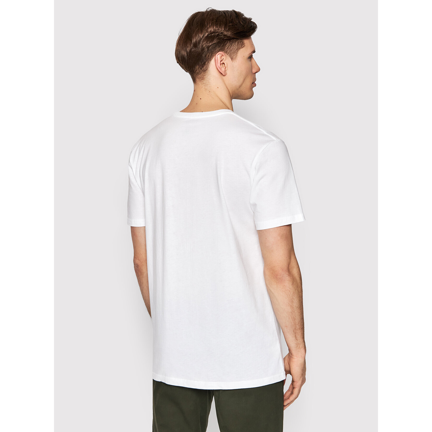 Quiksilver T-Shirt Let It Ride EQYZT06664 Bílá Regular Fit - Pepit.cz