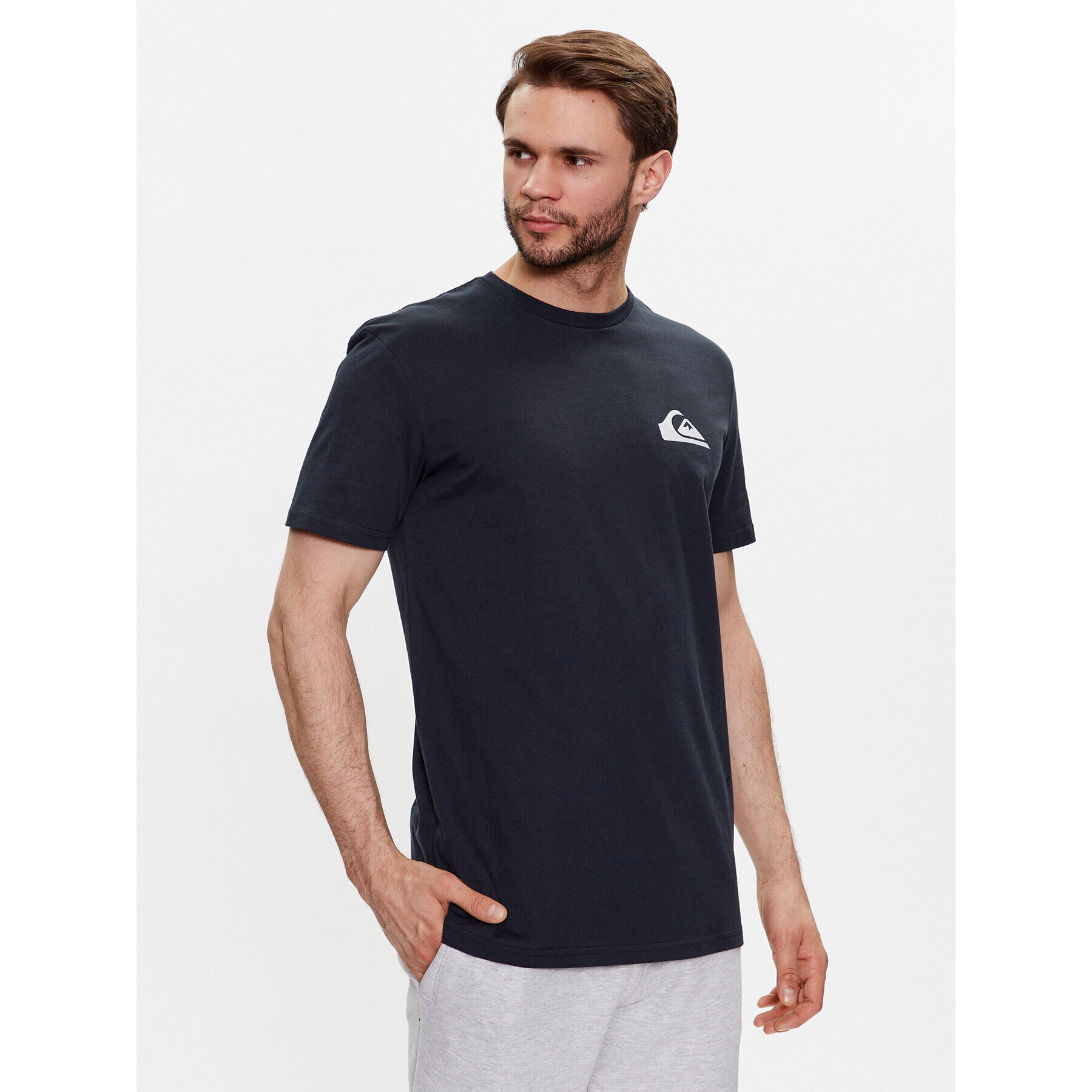 Quiksilver T-Shirt Mini Logo EQYZT07215 Černá Regular Fit - Pepit.cz