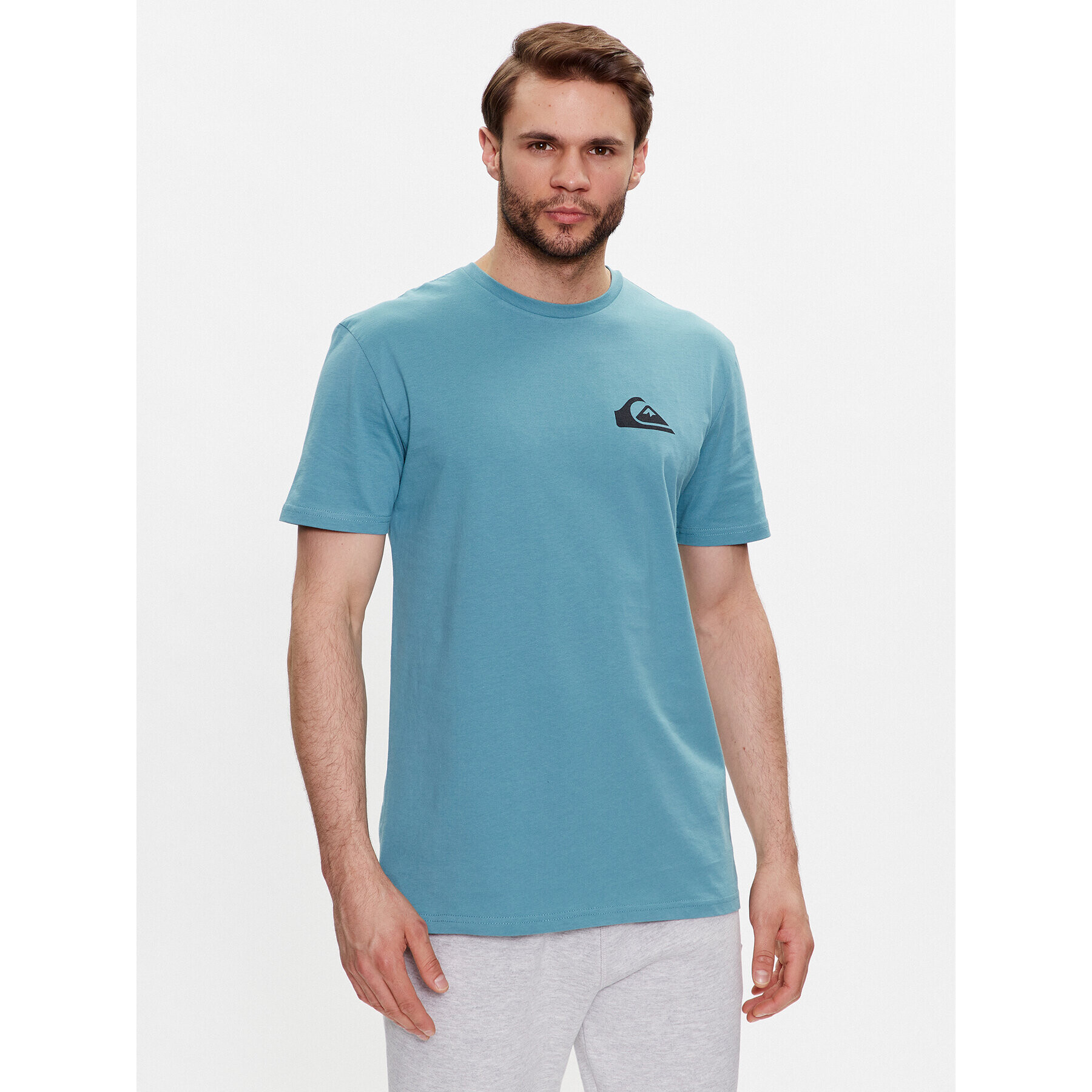 Quiksilver T-Shirt Mini Logo EQYZT07215 Modrá Regular Fit - Pepit.cz