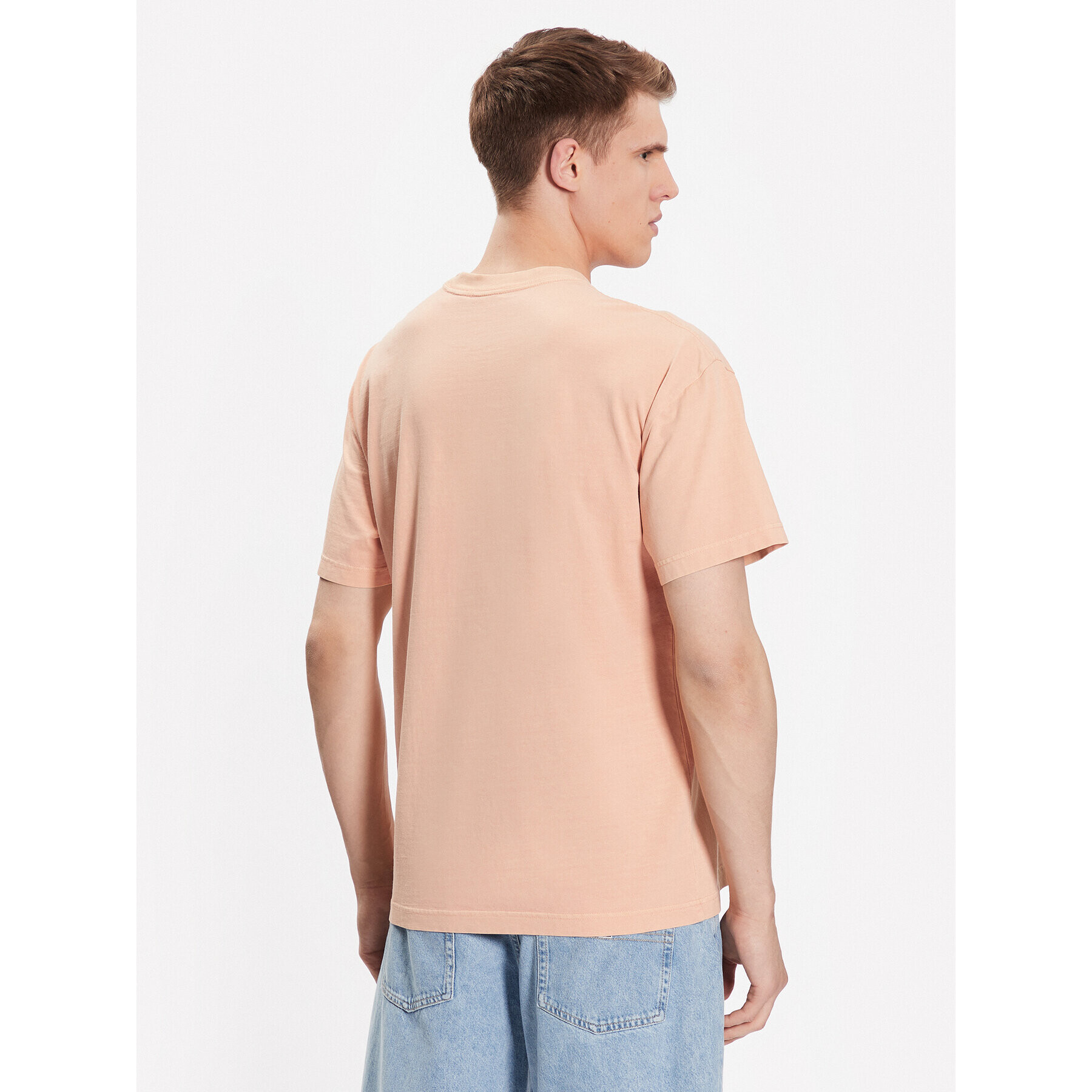 Quiksilver T-Shirt Natural Dye EQYKT04265 Oranžová Regular Fit - Pepit.cz