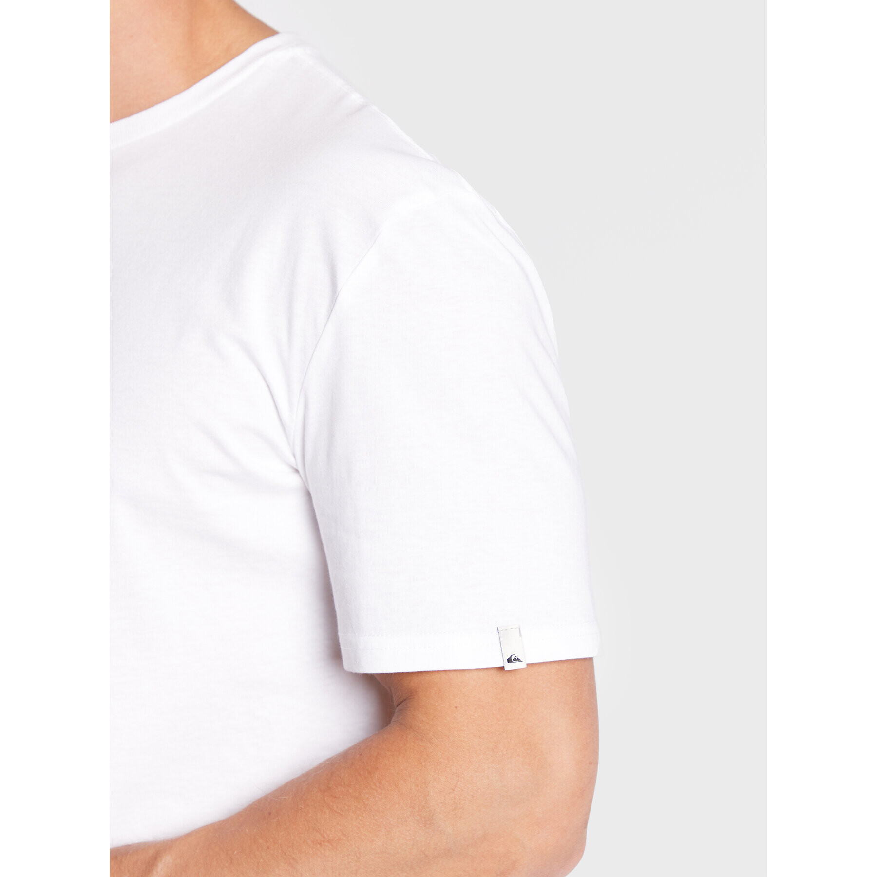 Quiksilver T-Shirt Script Talk Front EQYZT07042 Bílá Classic Fit - Pepit.cz