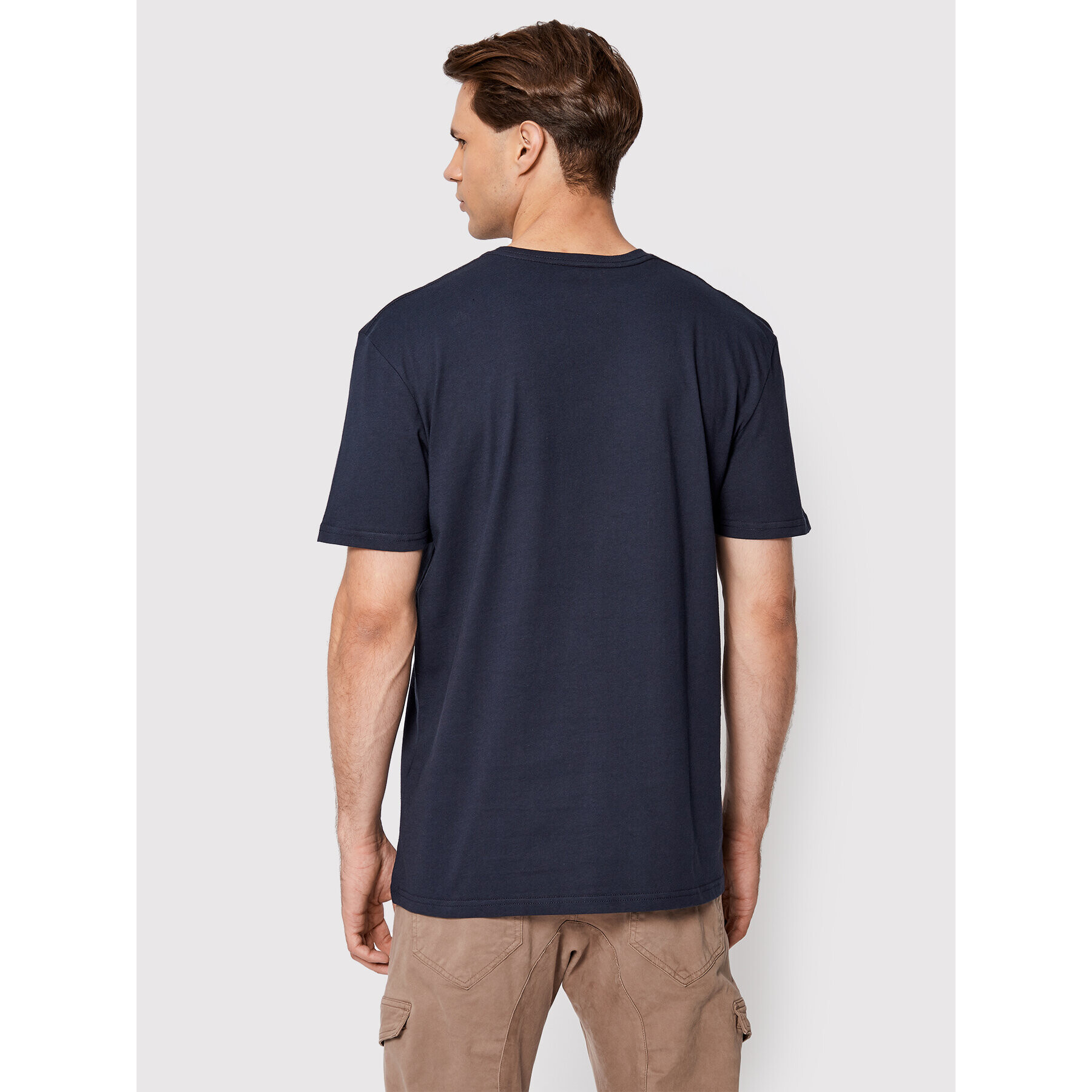 Quiksilver T-Shirt Script Talk Front EQYZT07042 Tmavomodrá Regular Fit - Pepit.cz