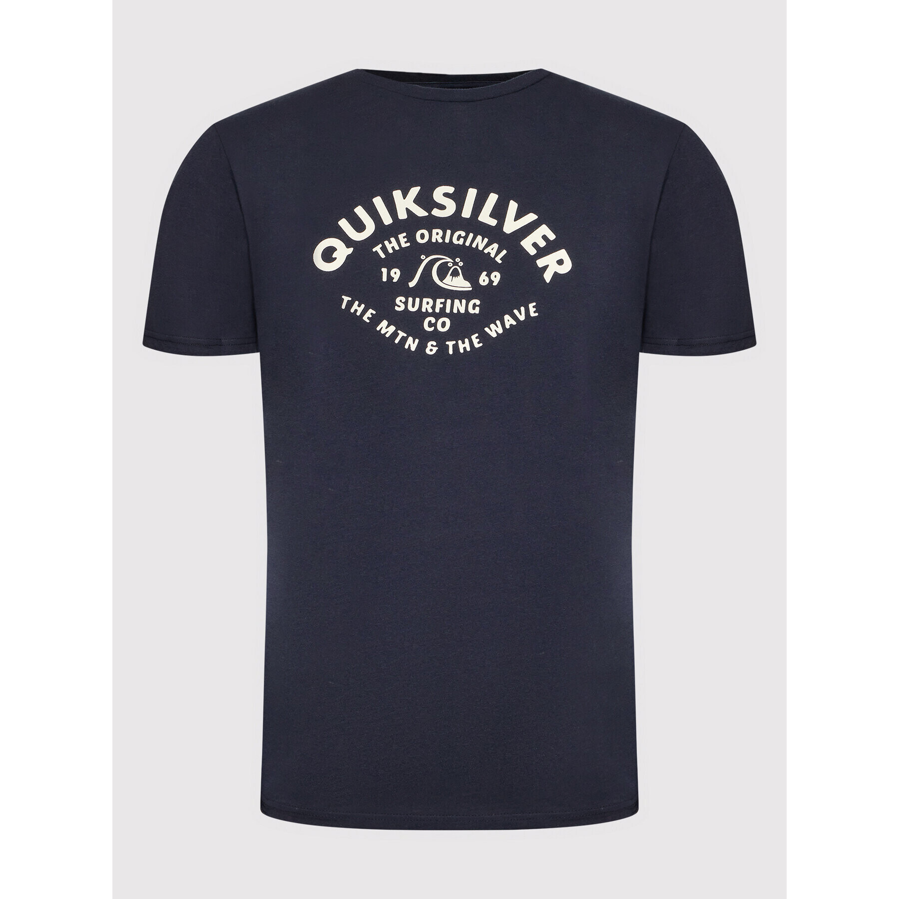 Quiksilver T-Shirt Script Talk Front EQYZT07042 Tmavomodrá Regular Fit - Pepit.cz