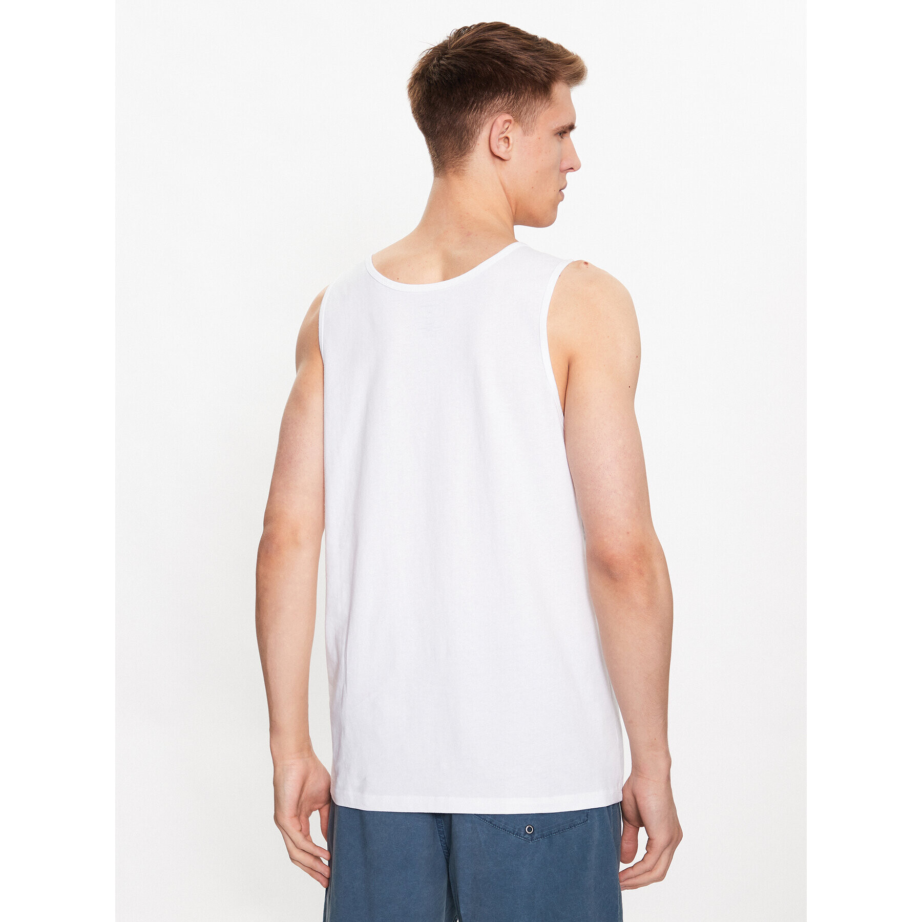 Quiksilver Tank top Big Logo EQYZT07236 Bílá Regular Fit - Pepit.cz