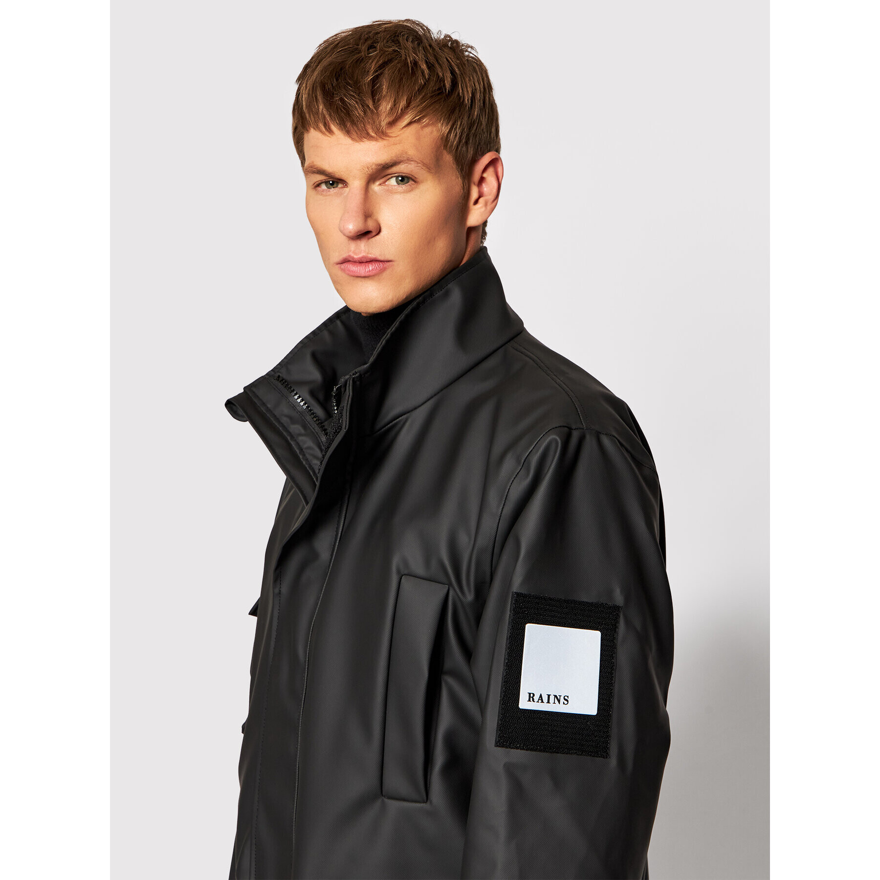 Rains Parka Unisex 1538 Černá Regular Fit - Pepit.cz