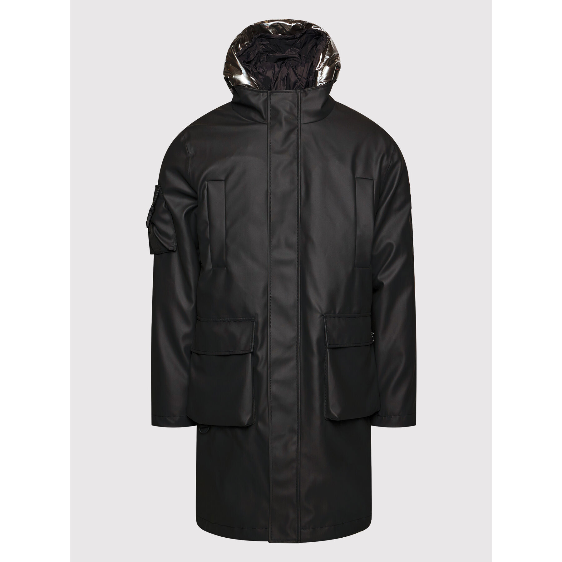 Rains Parka Unisex 1538 Černá Regular Fit - Pepit.cz