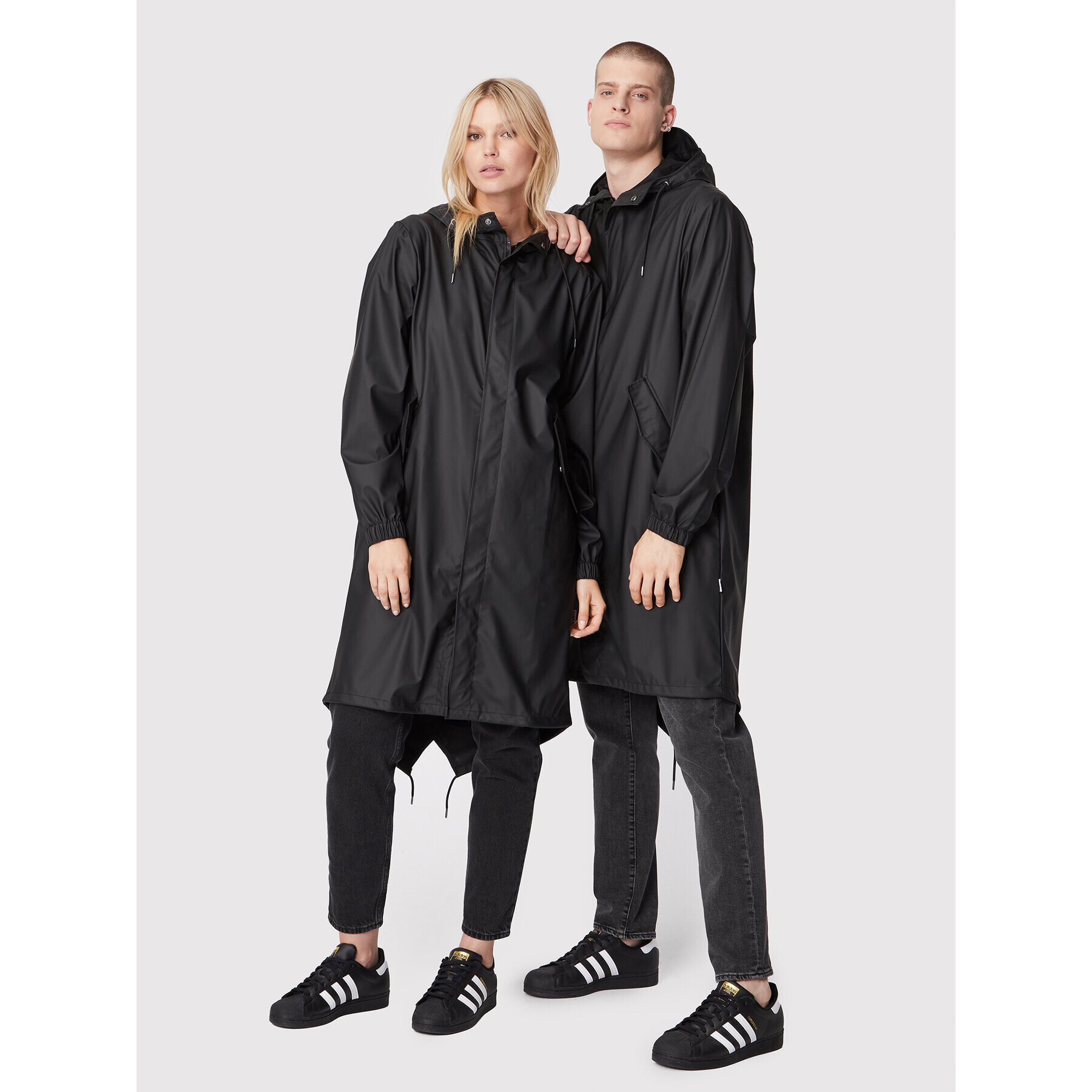 Rains Parka Unisex 18140 Černá Regular Fit - Pepit.cz