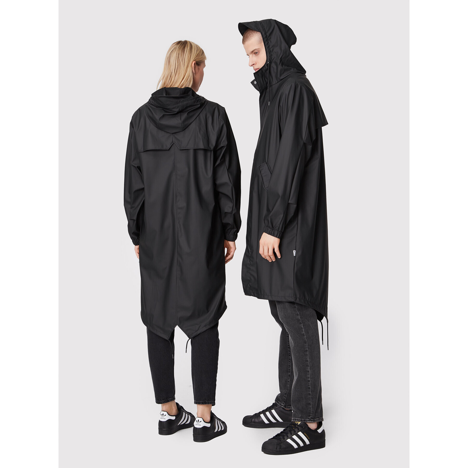 Rains Parka Unisex 18140 Černá Regular Fit - Pepit.cz