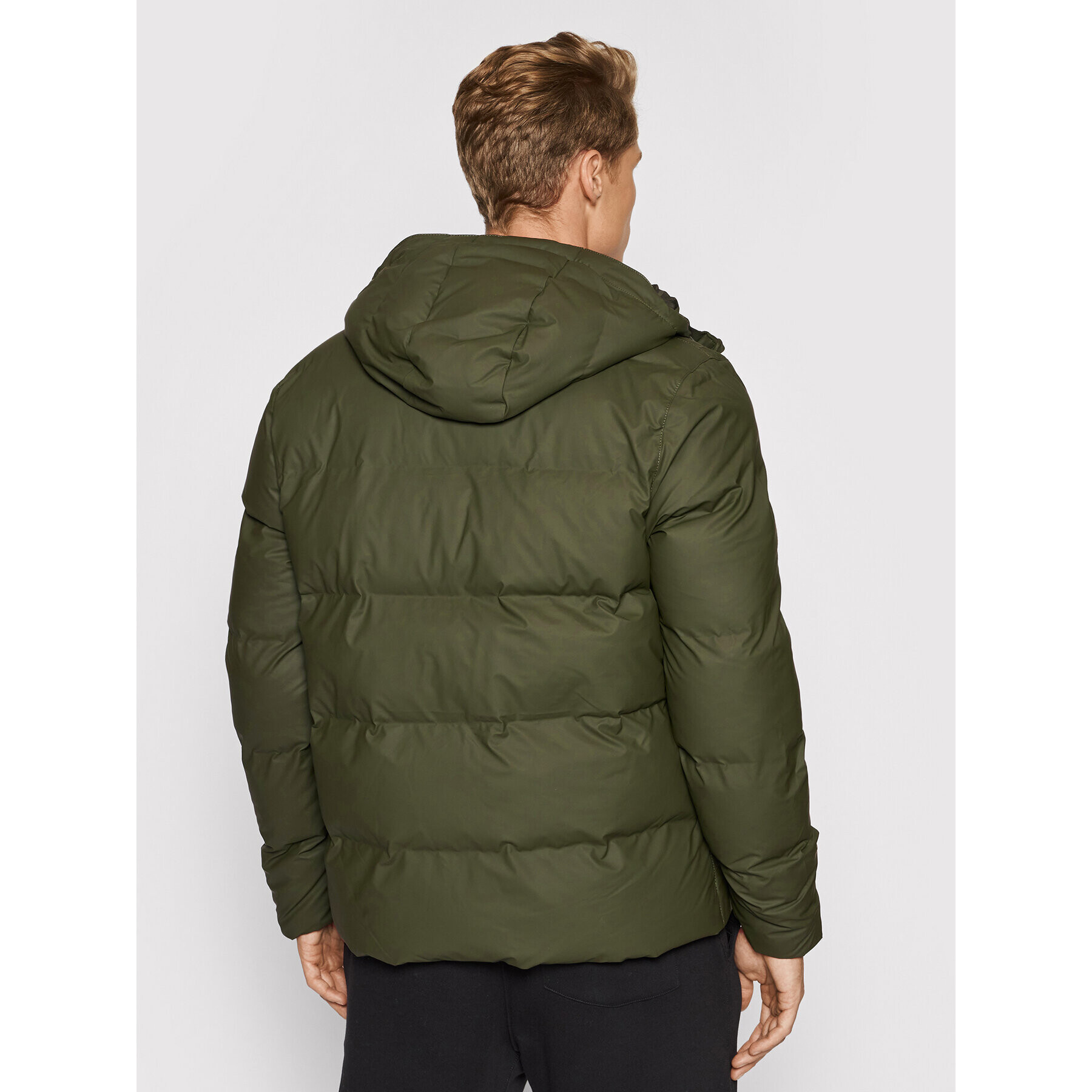 Rains Vatovaná bunda Unisex 1506 Zelená Regular Fit - Pepit.cz