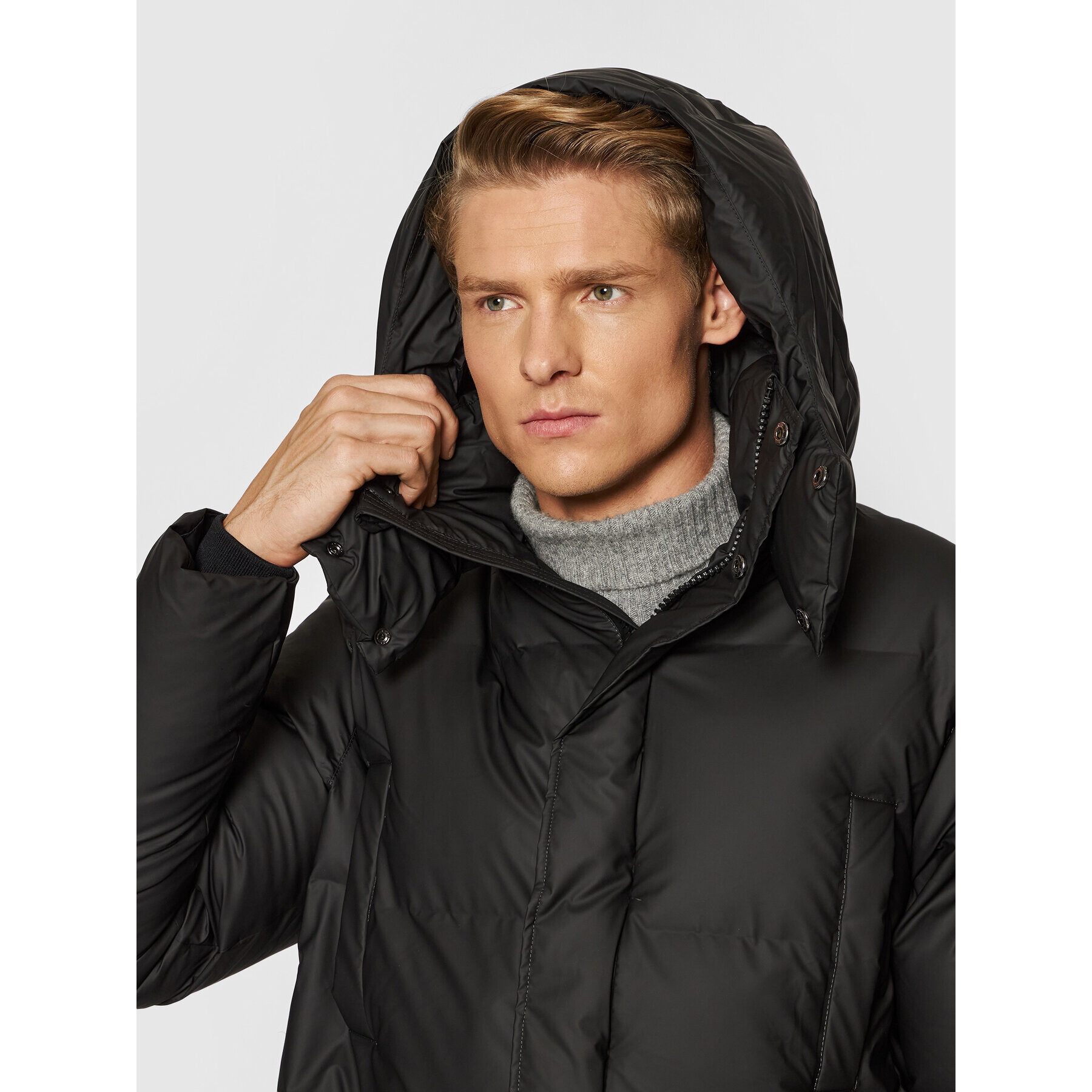 Rains Vatovaná bunda Unisex 1524 Černá Regular Fit - Pepit.cz