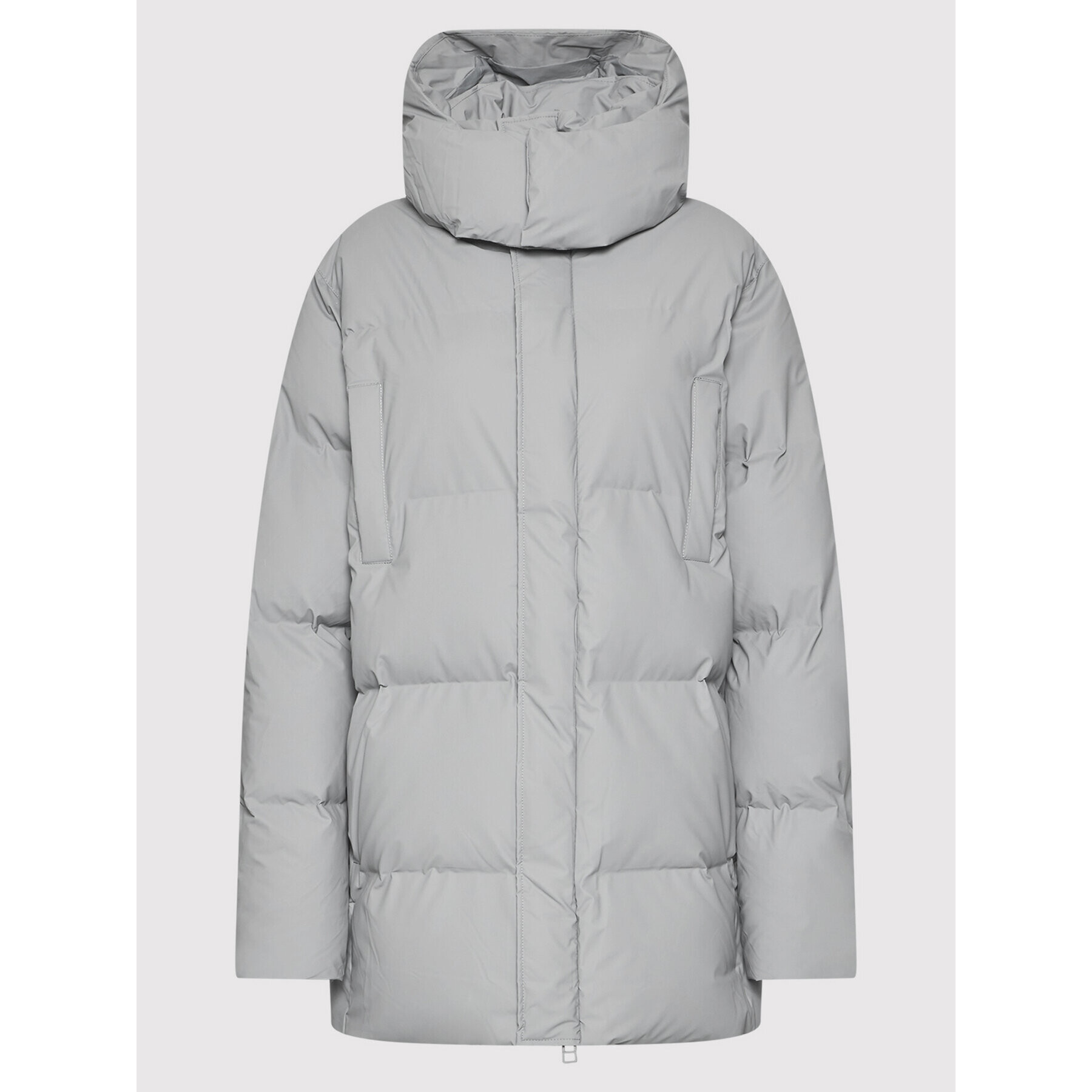 Rains Vatovaná bunda Unisex 1527 Šedá Regular Fit - Pepit.cz