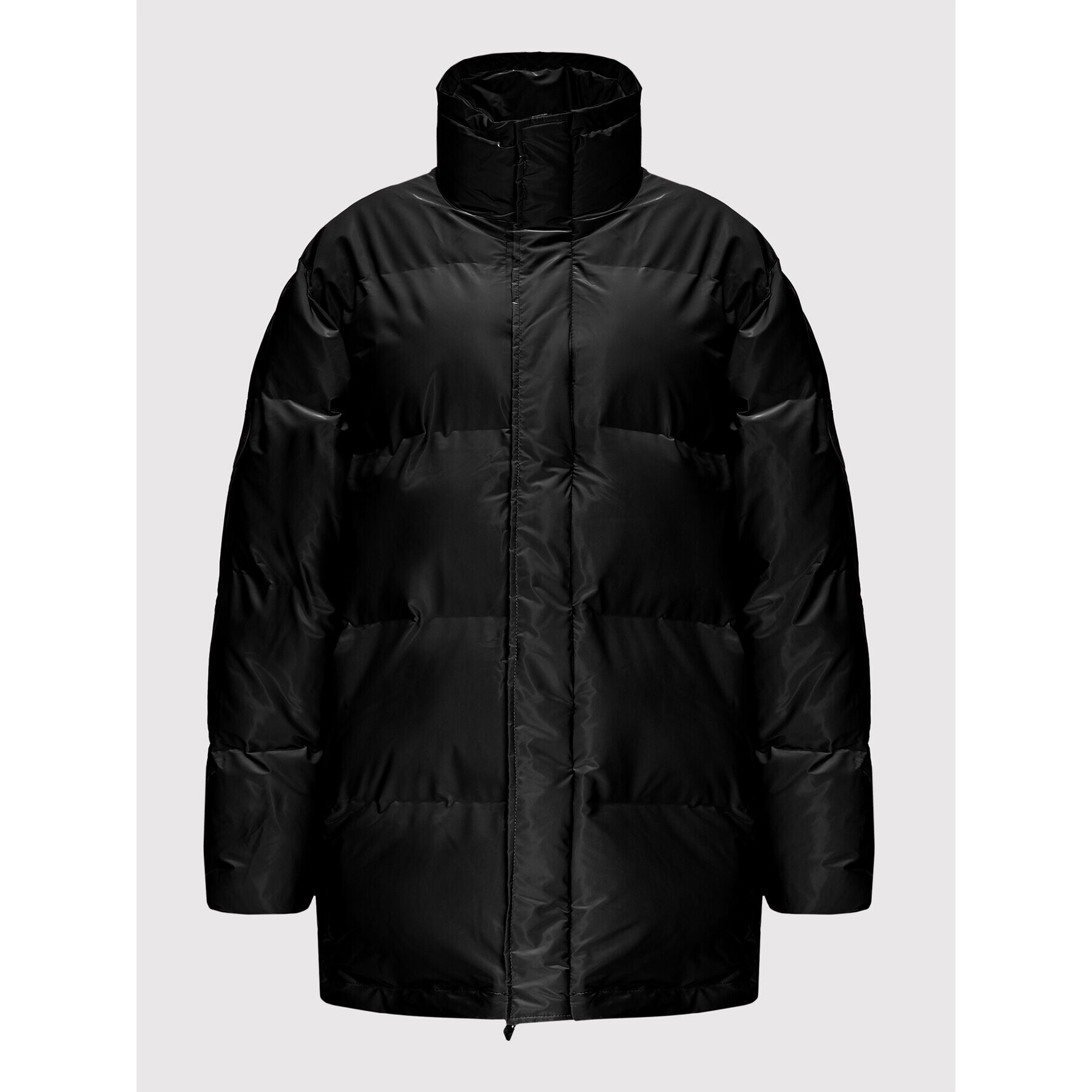 Rains Vatovaná bunda Unisex Puffer 1536 Černá Regular Fit - Pepit.cz