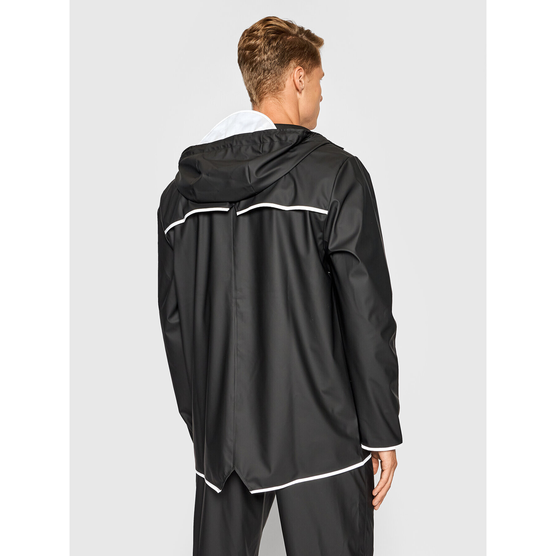 Rains Větrovka Unisex 1201 Černá Regular Fit - Pepit.cz