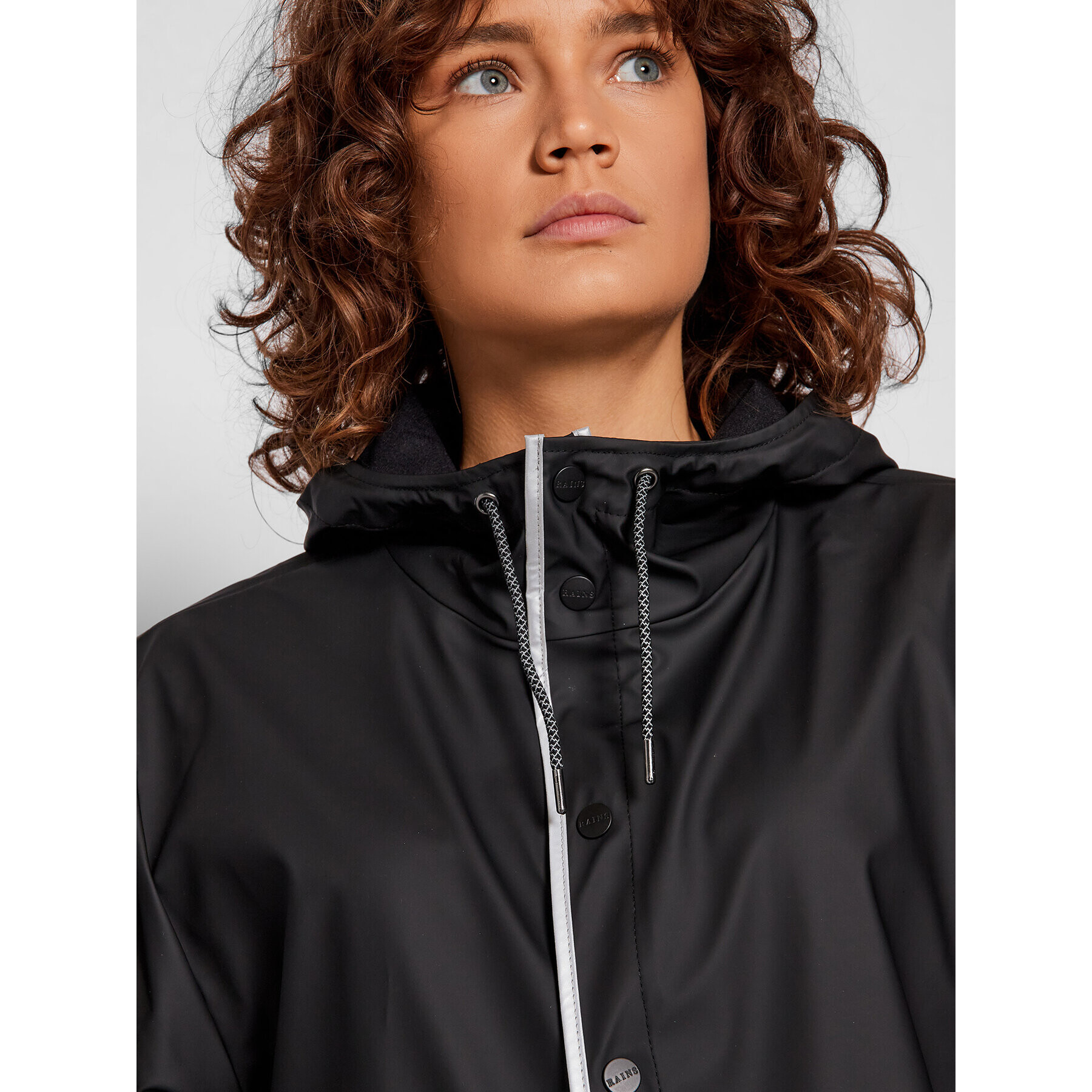 Rains Větrovka Unisex 1201 Černá Regular Fit - Pepit.cz