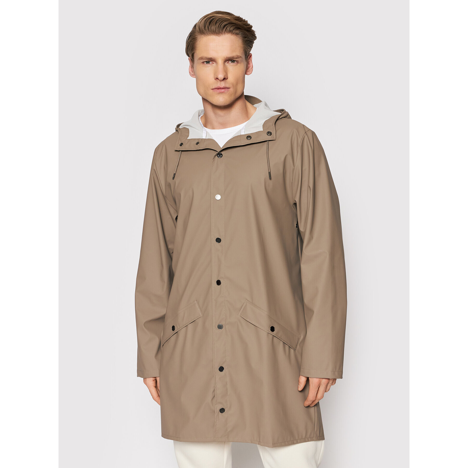 Rains Větrovka Unisex 12020 Hnědá Regular Fit - Pepit.cz