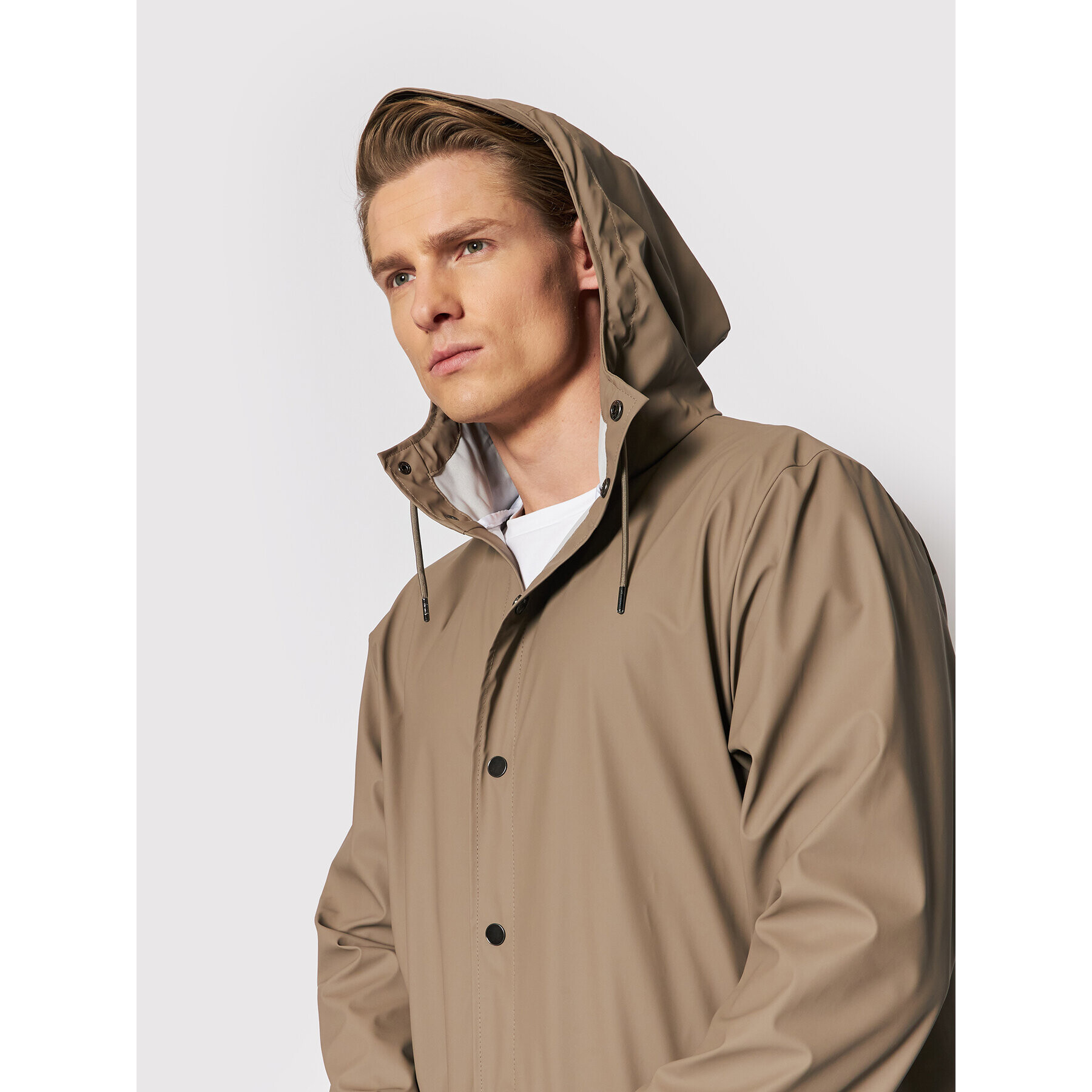 Rains Větrovka Unisex 12020 Hnědá Regular Fit - Pepit.cz